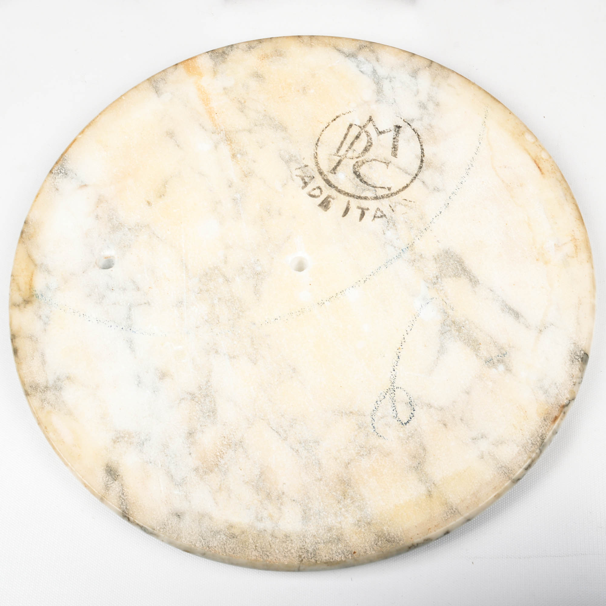Mahogany Side Tables With Marble Tops