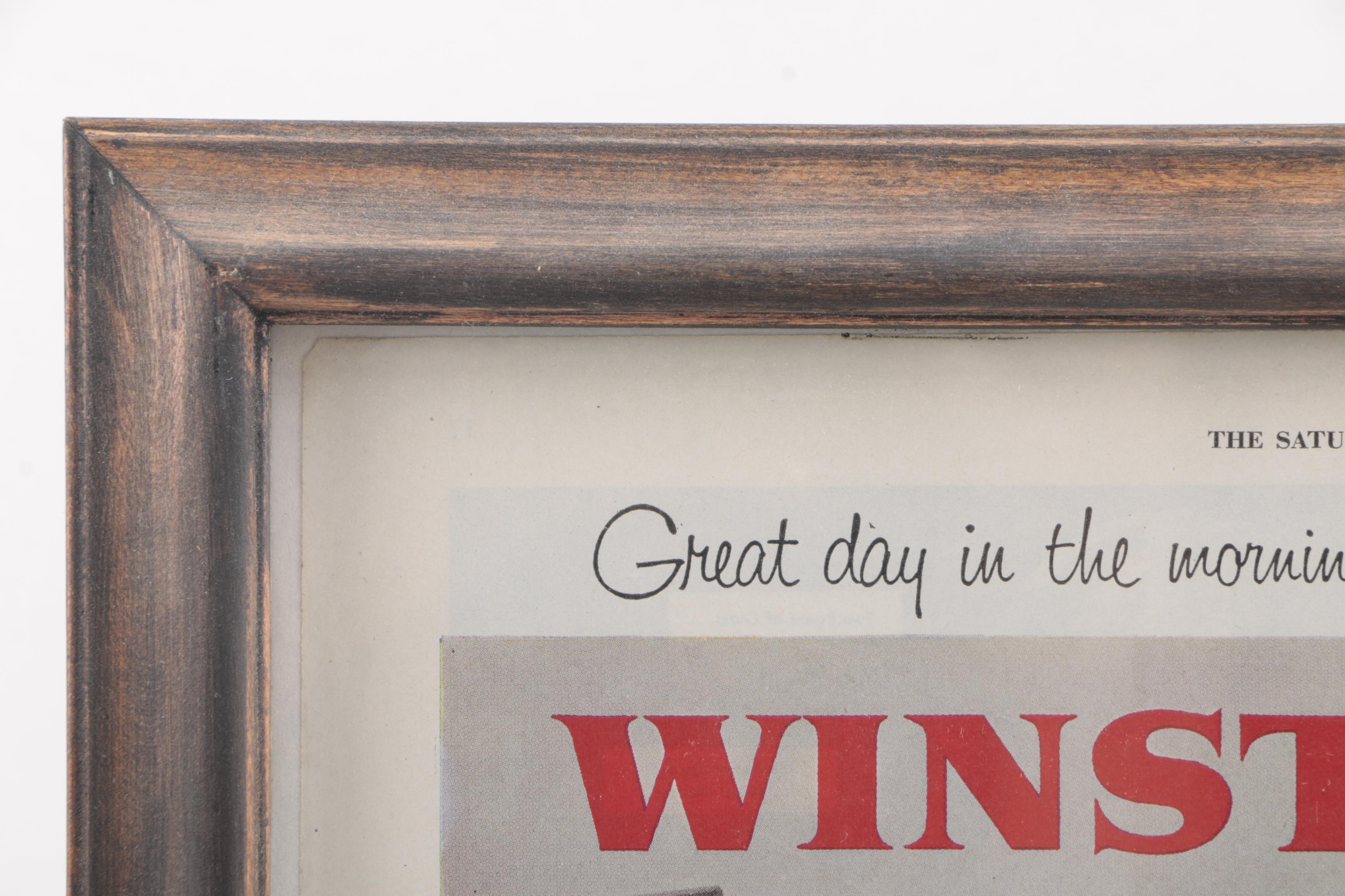 R. J. Reynolds Tobacco Co. Offset Lithograph Advertisement