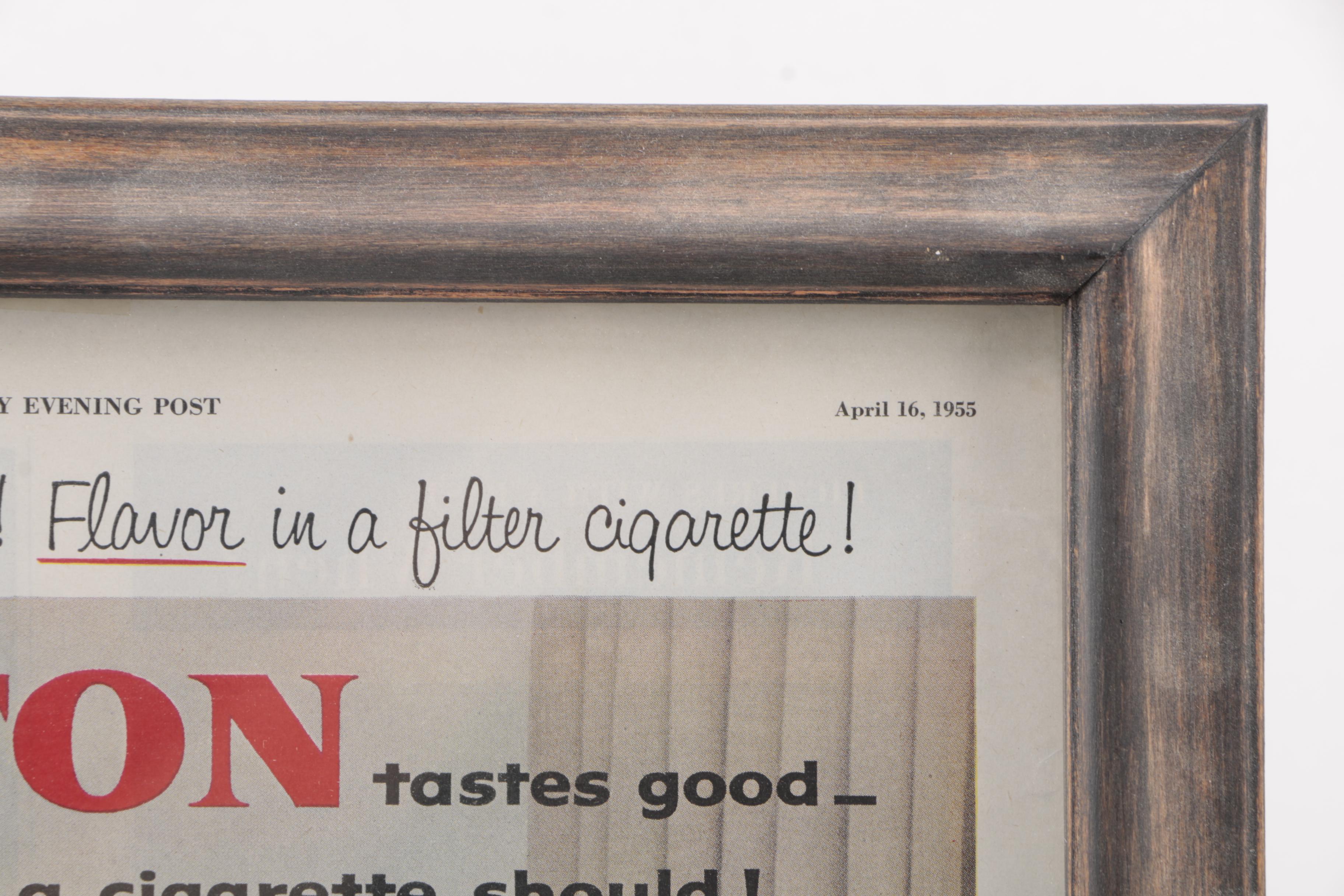 R. J. Reynolds Tobacco Co. Offset Lithograph Advertisement