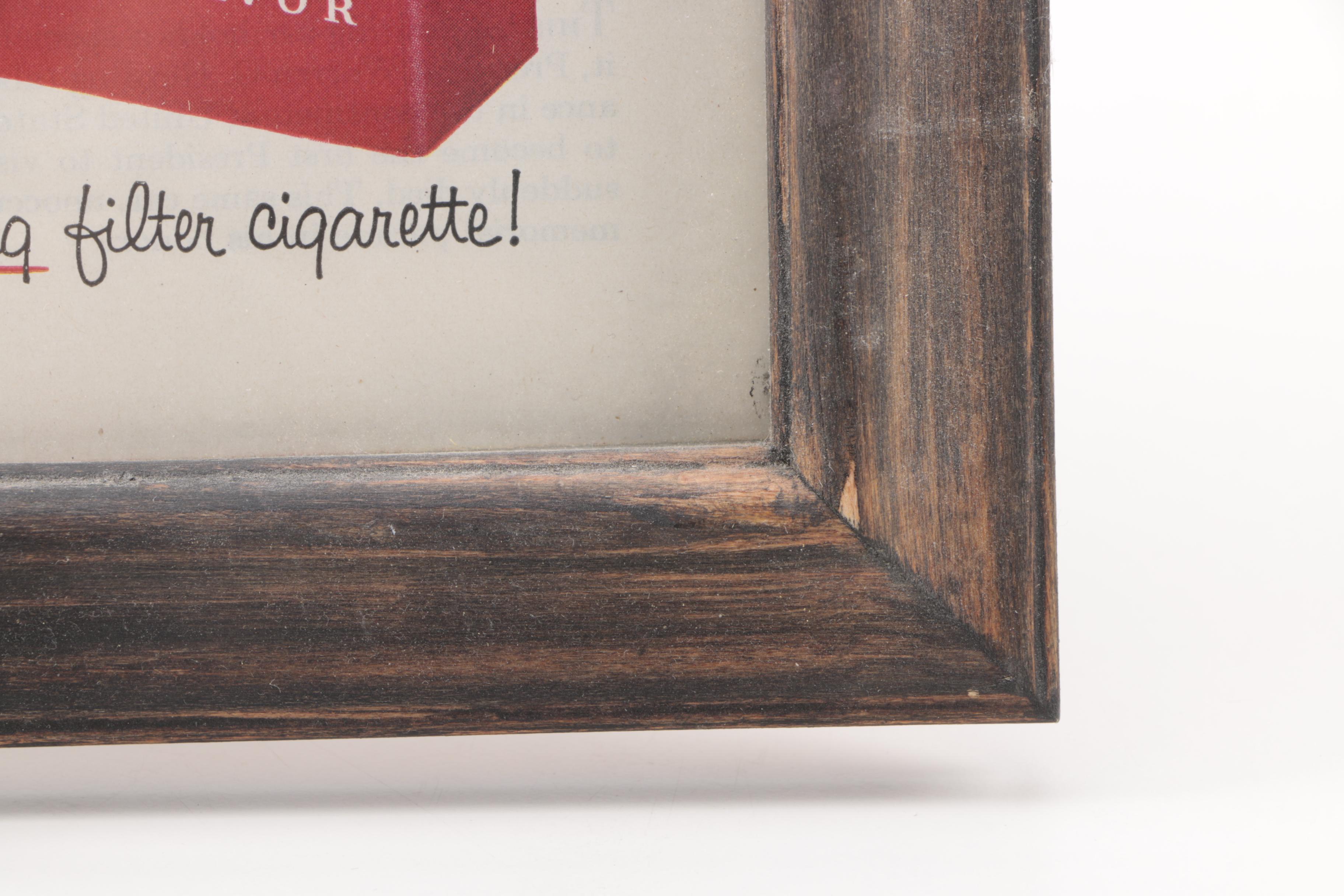 R. J. Reynolds Tobacco Co. Offset Lithograph Advertisement