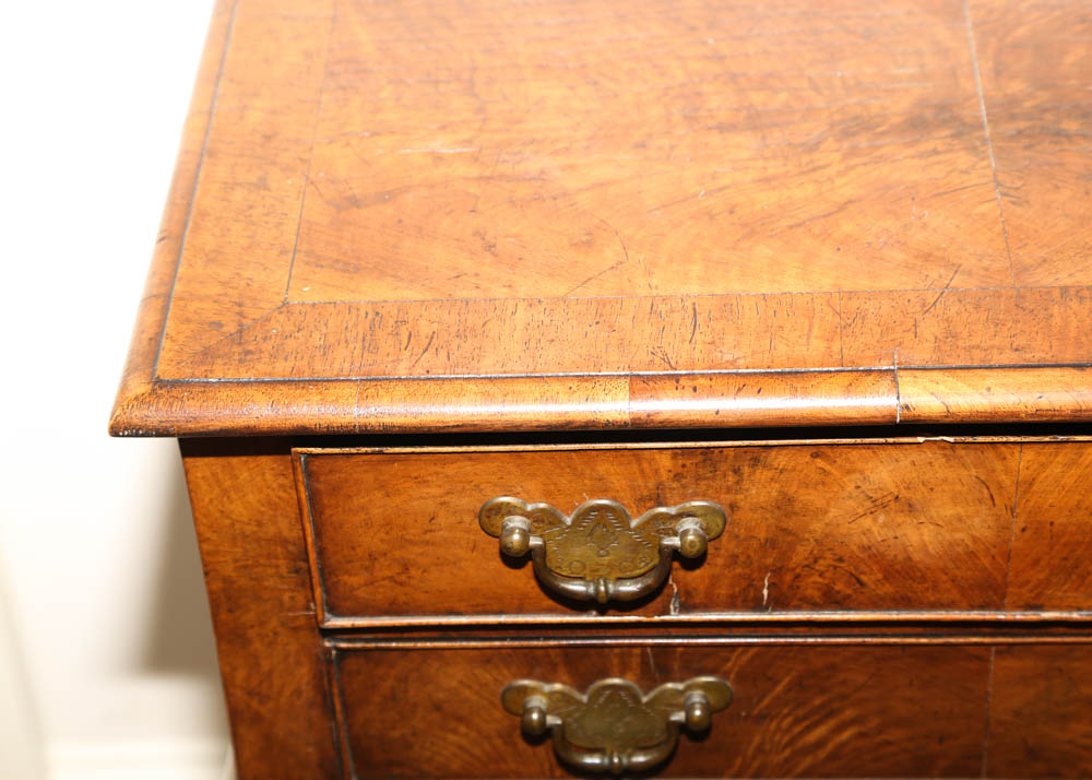 English Antique Queen Anne Style Side Table