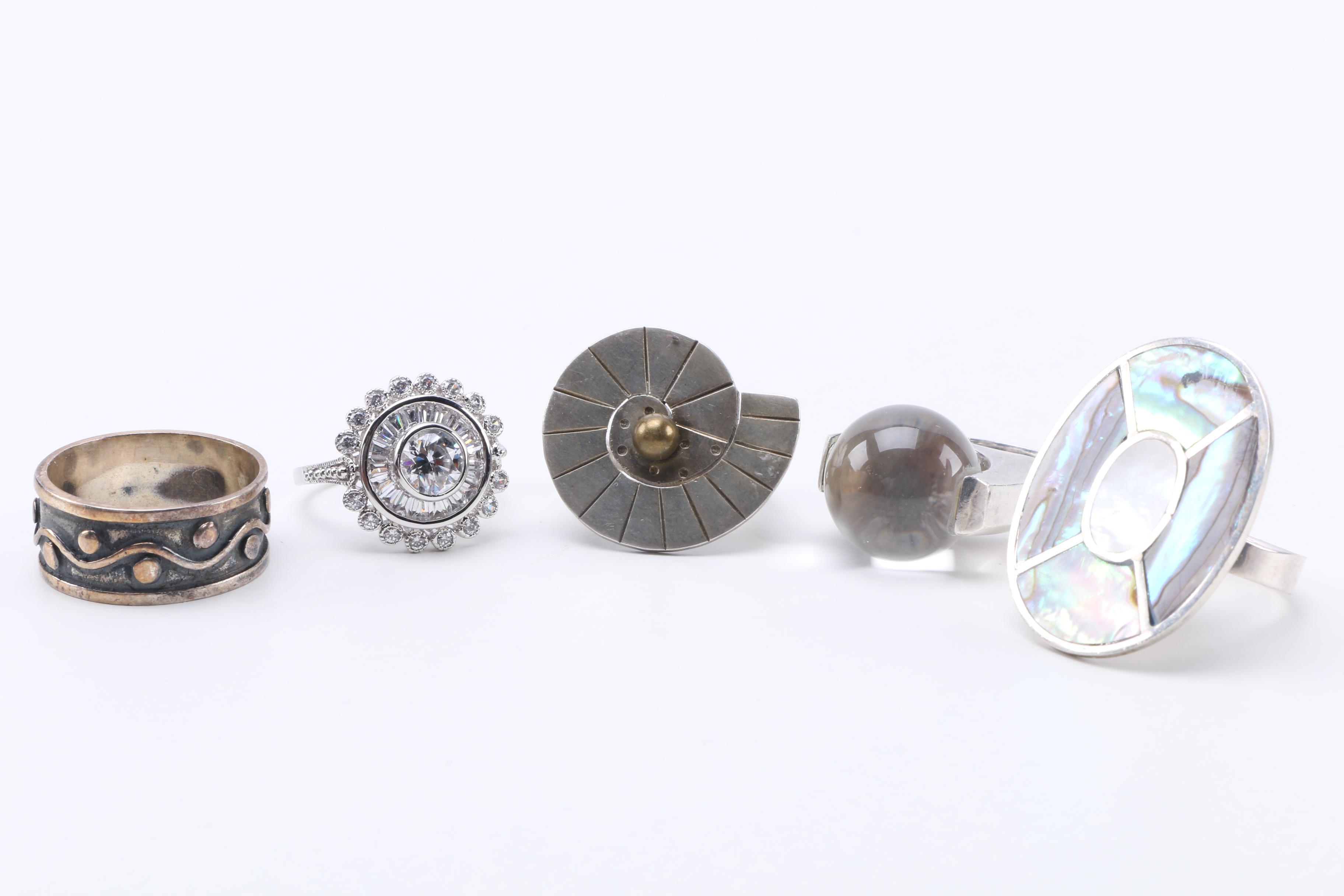 Assortment of Sterling Silver Jewelry