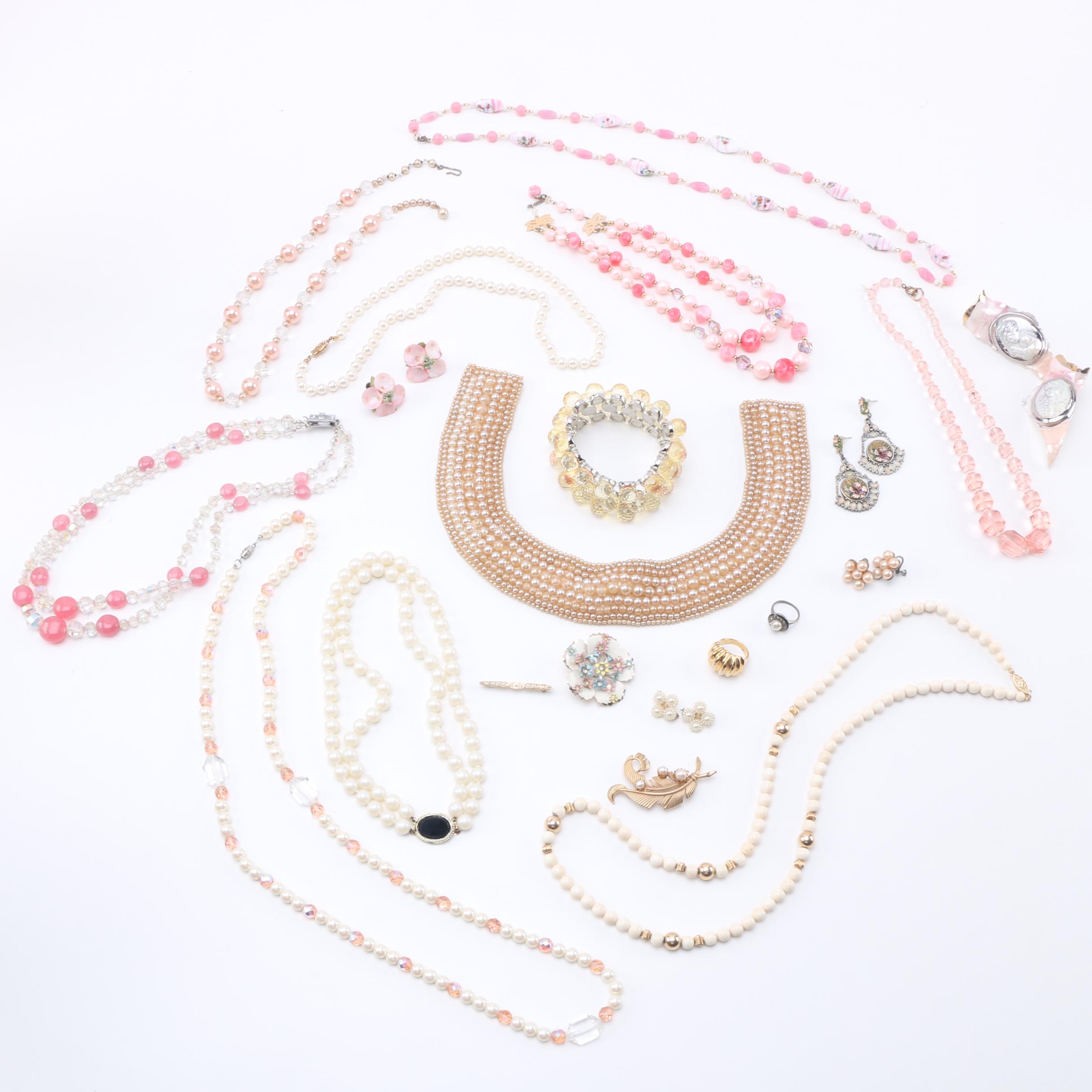 Vintage Beaded and Colorful Costume Jewelry