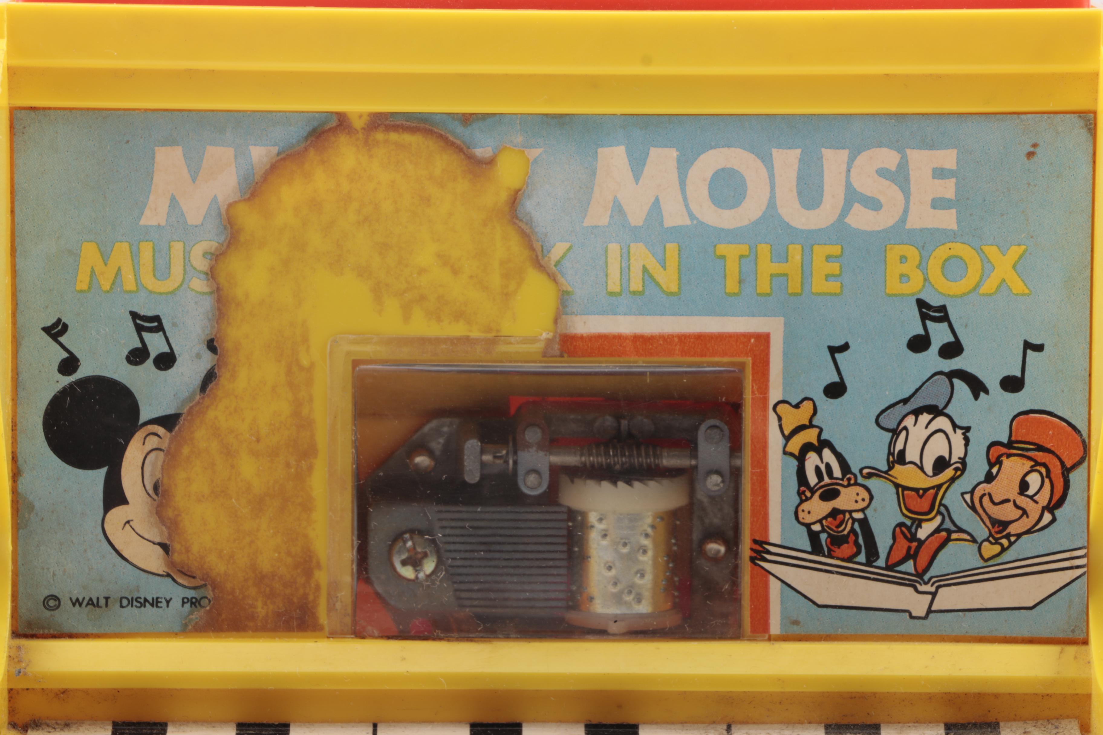 1973 Mickey Mouse Musical Jack-in-the-Box