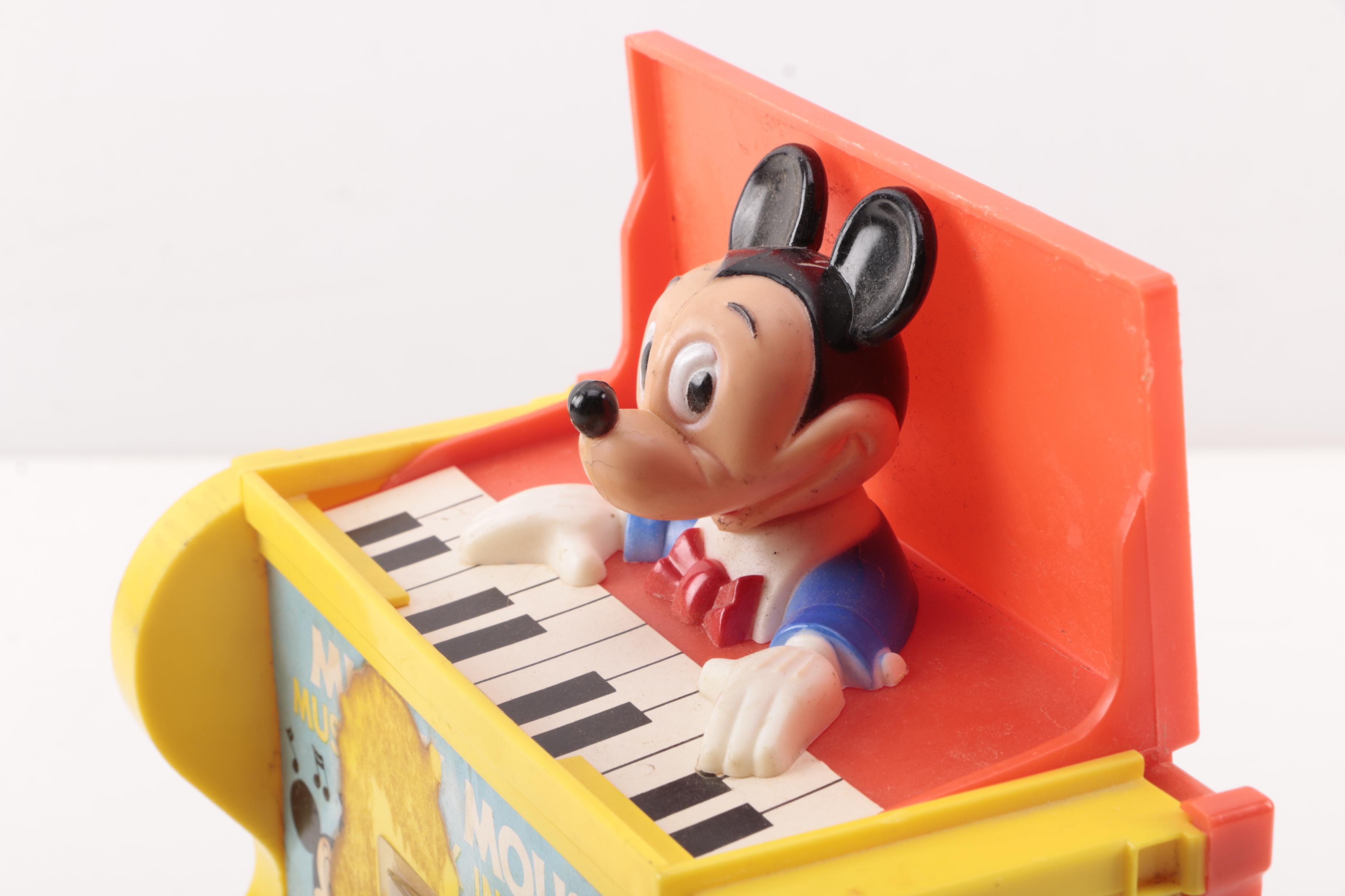 1973 Mickey Mouse Musical Jack-in-the-Box