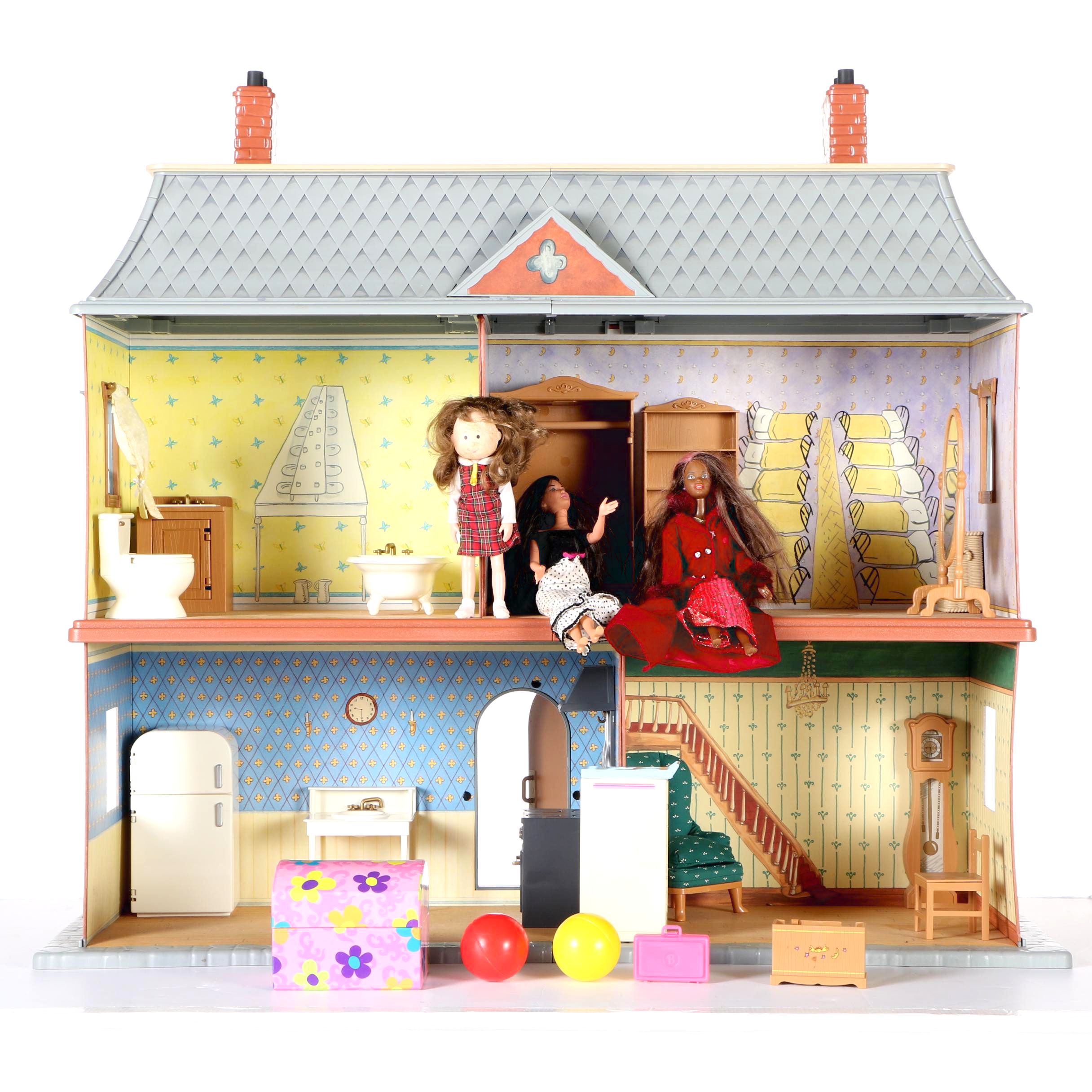 "Madeline" Doll House with Dolls and Accessories