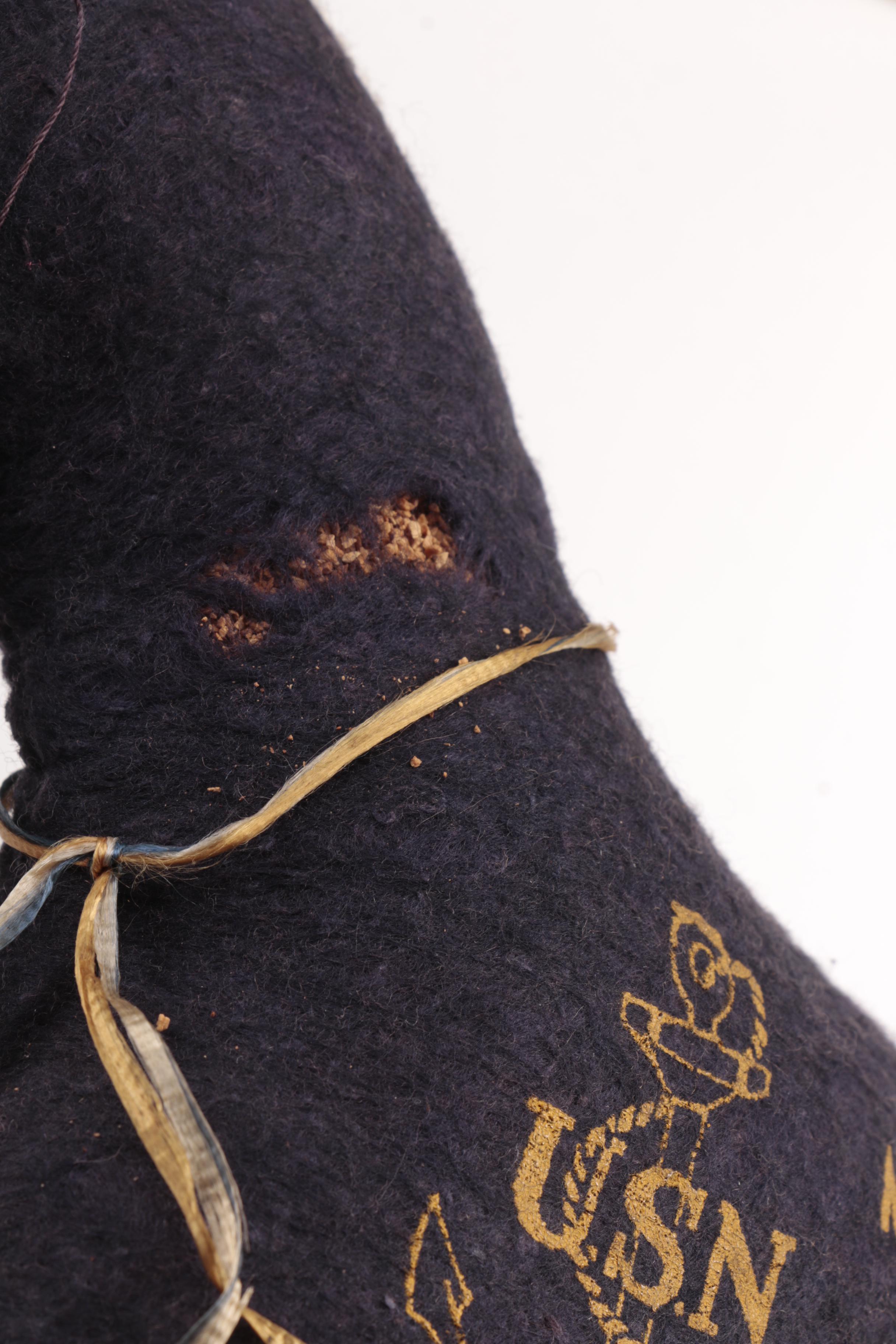 Lock Box With Assorted Memorabilia Including Military Mascot by Inter-Collegiate Press