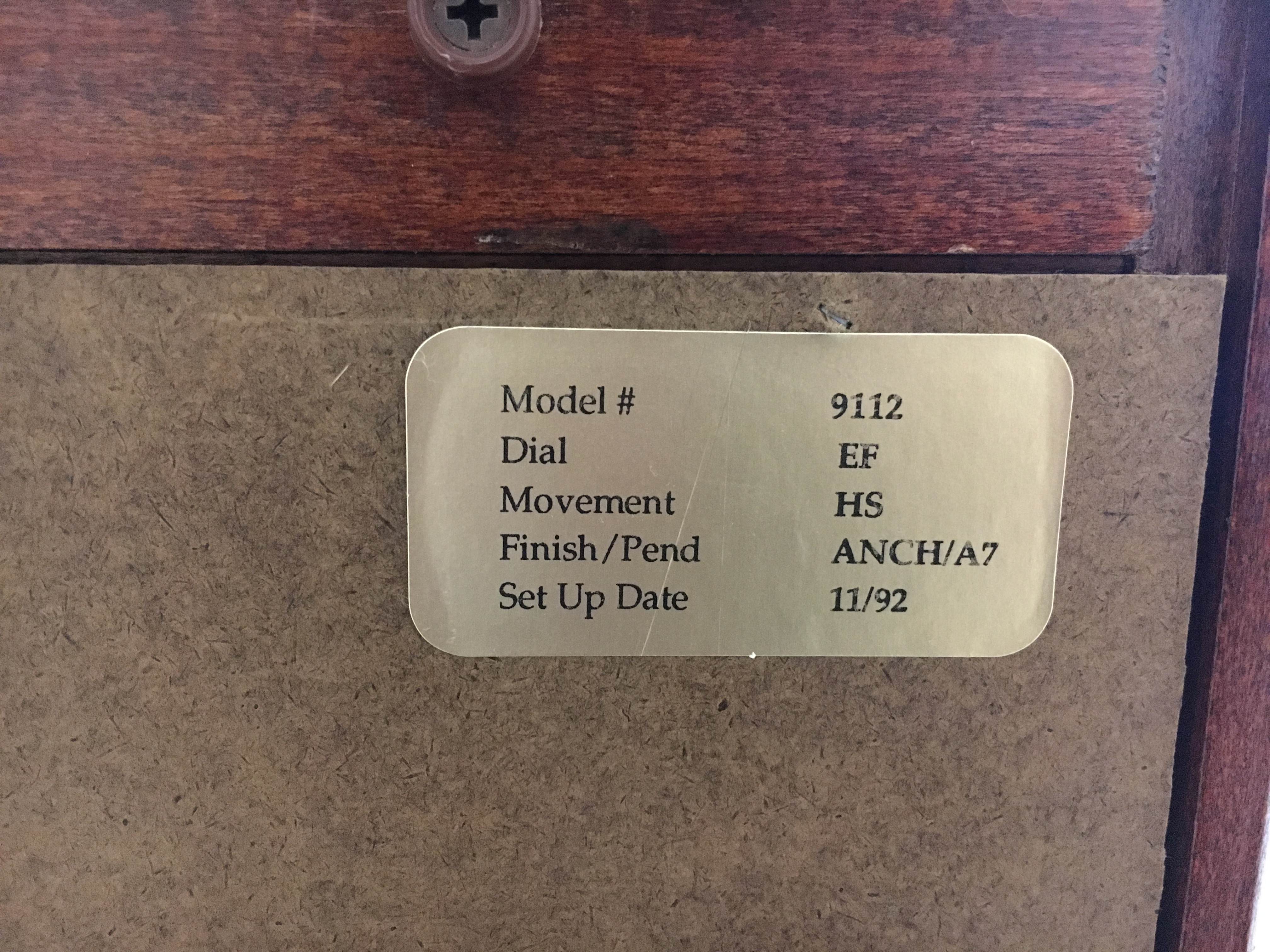 Ridgeway Grandfather Clock