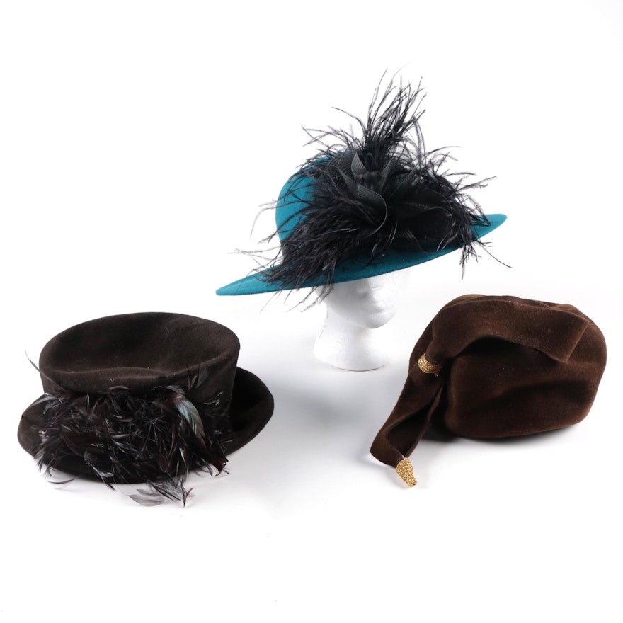 Cappelli and Harriet Rosebud Hats