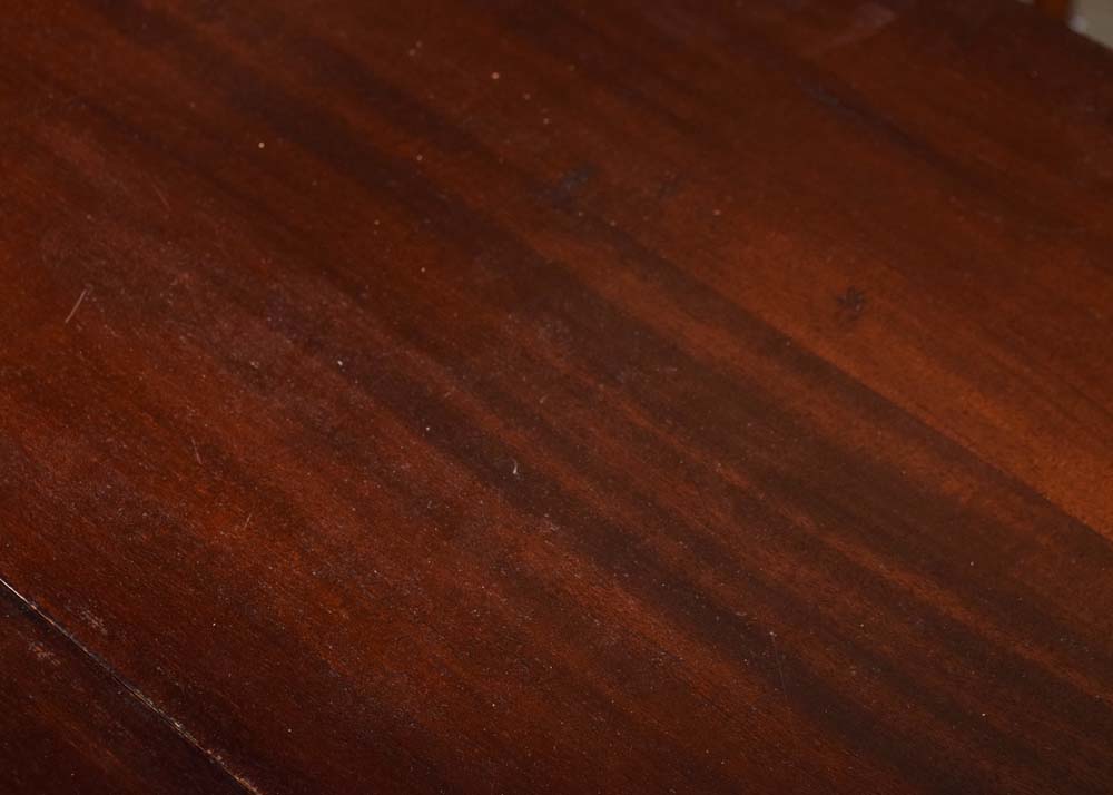 Vintage Federal Style Games Table with Foldover Top