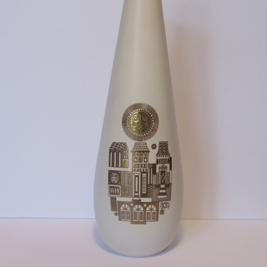 Georges Briard Mid Century Modern Hyalyn Vase