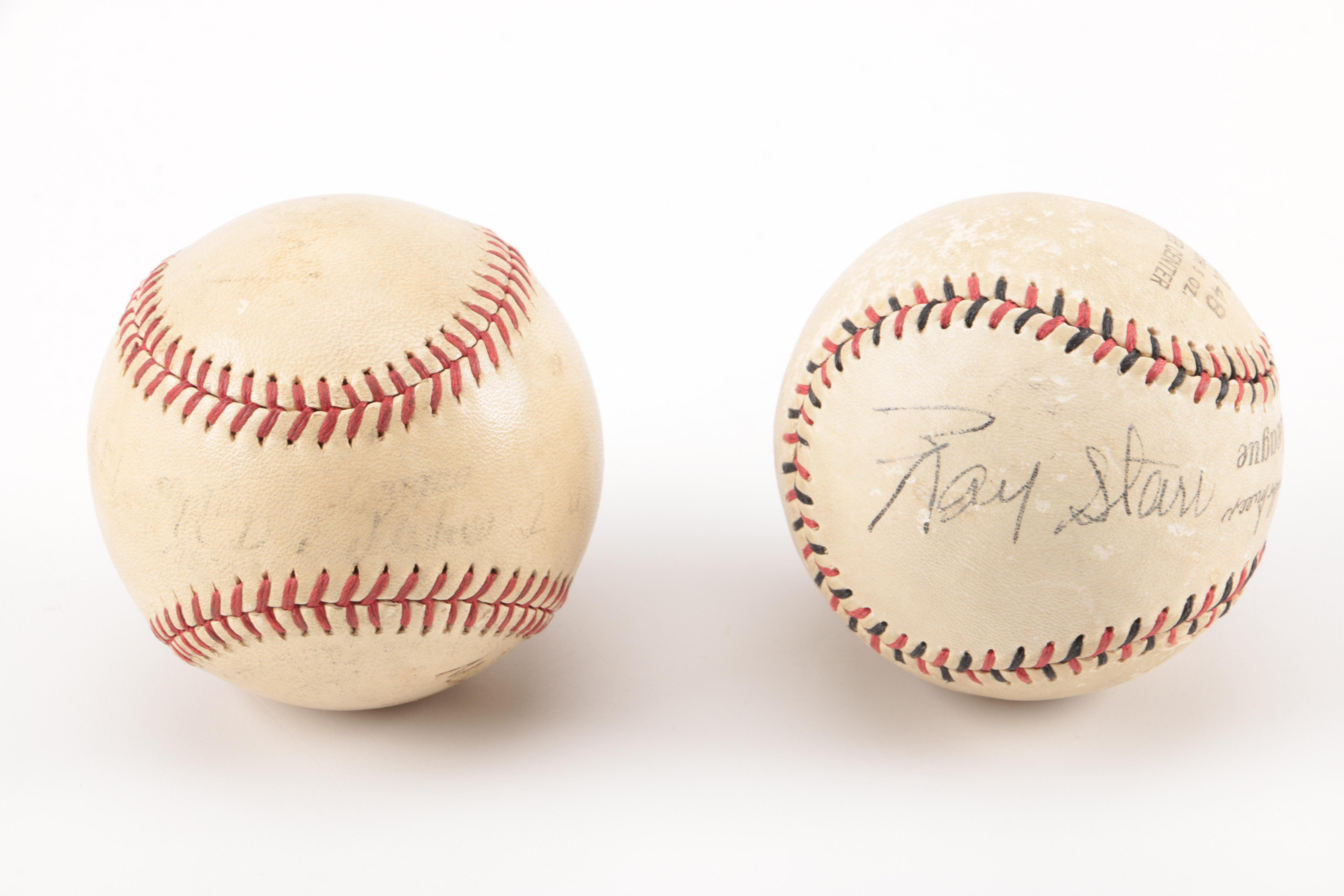 Assorted Autographed Baseballs