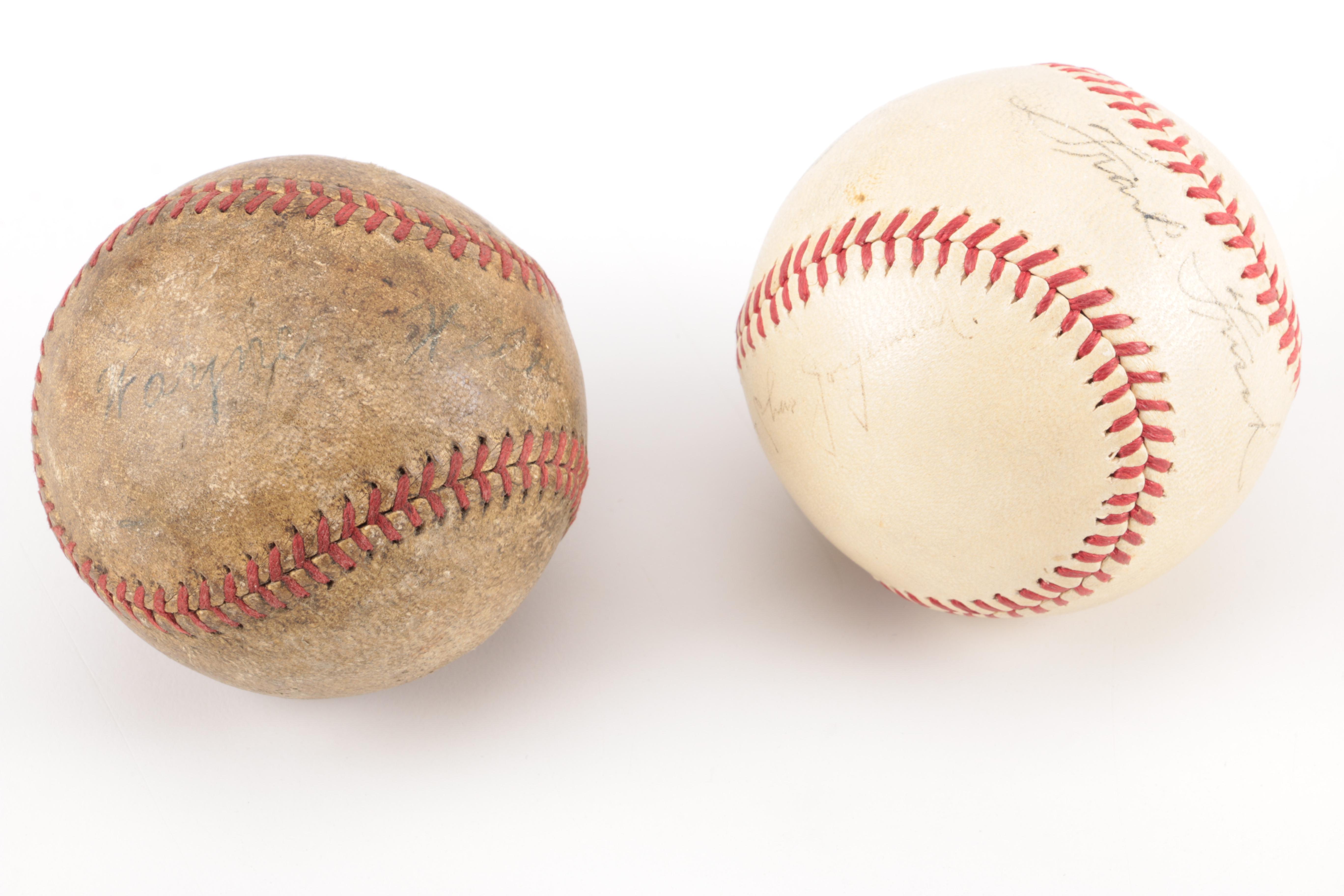 Assorted Autographed Baseballs