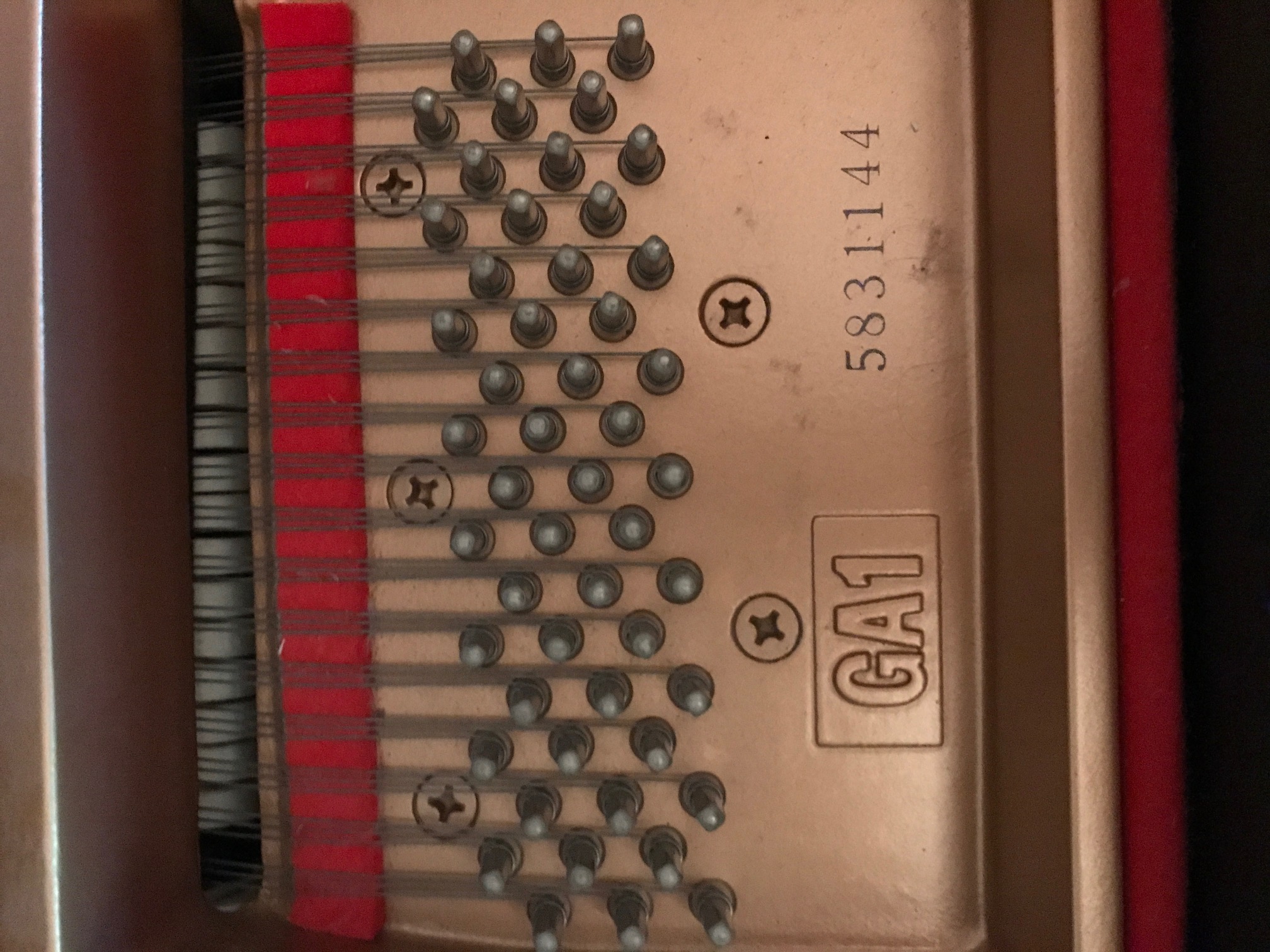 Yamaha GA1 Baby Grand Piano and Bench