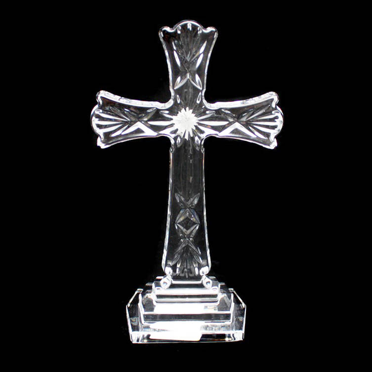 Waterford Crystal Standing Cross Figurine