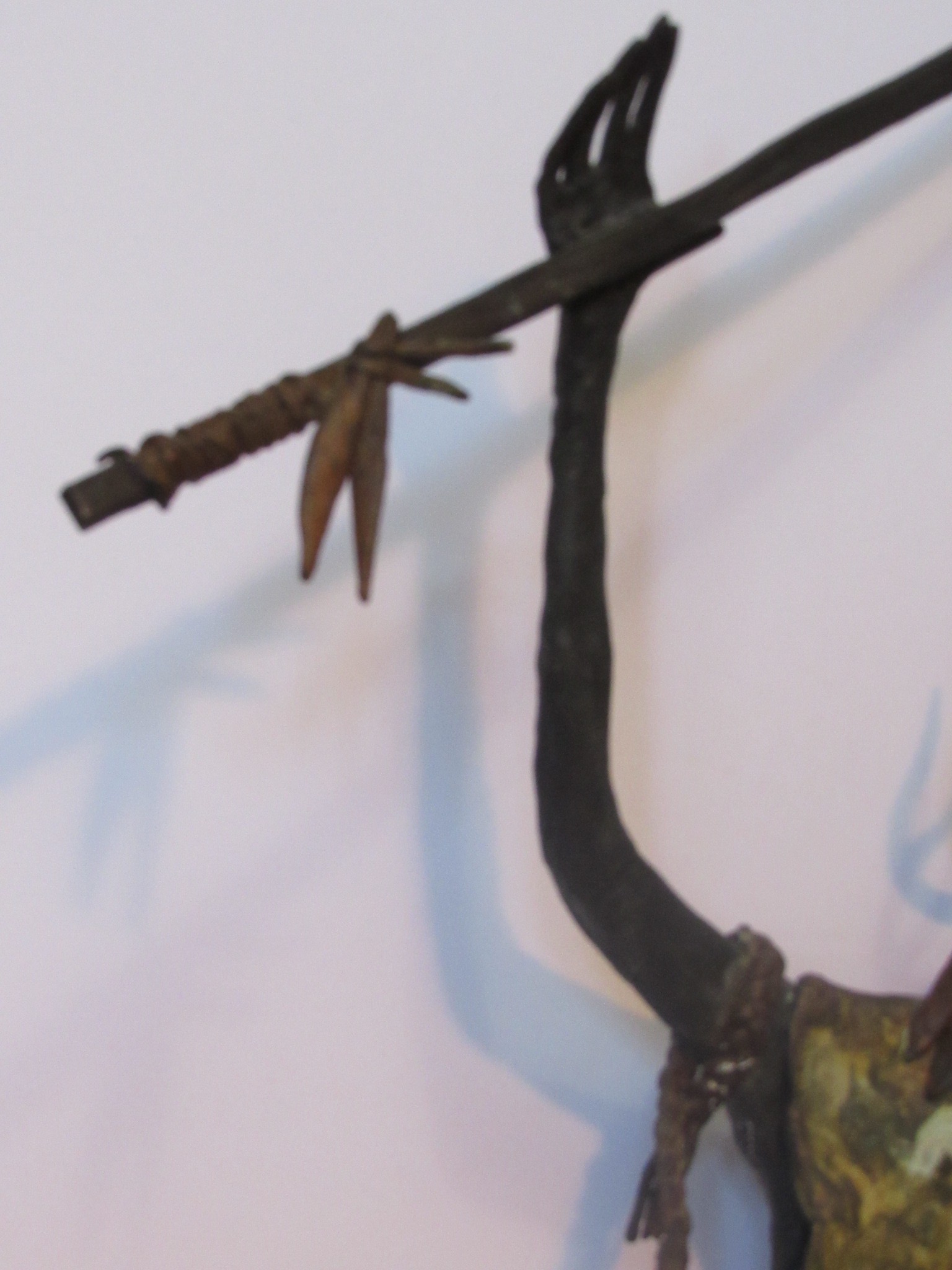 Bill Worrell Sculpture "Shaman and the Golden Ring of Forever"