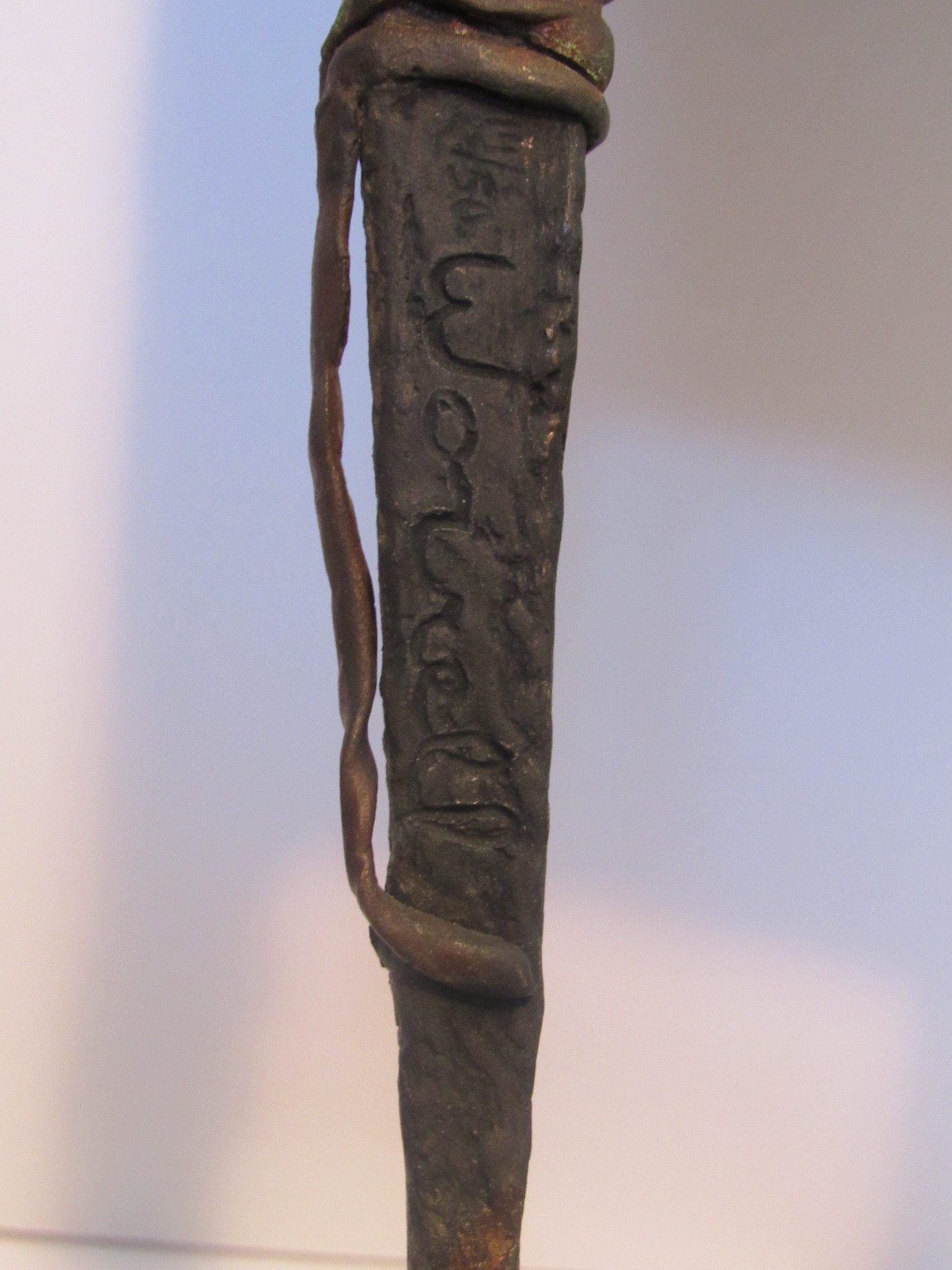 Bill Worrell Sculpture "Shaman and the Golden Ring of Forever"