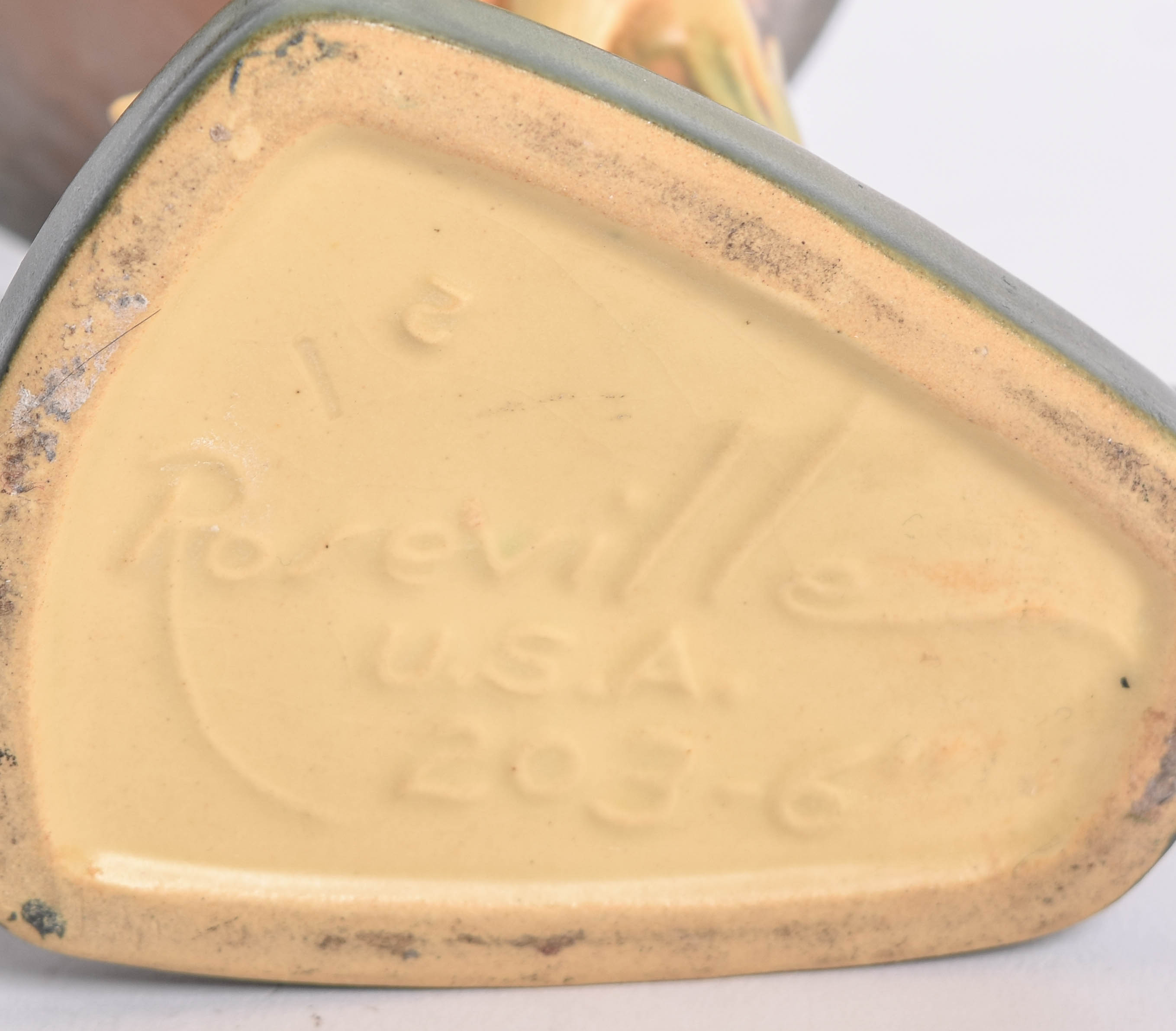 Vintage Roseville "Zephyr Lily" Cornucopia Vase