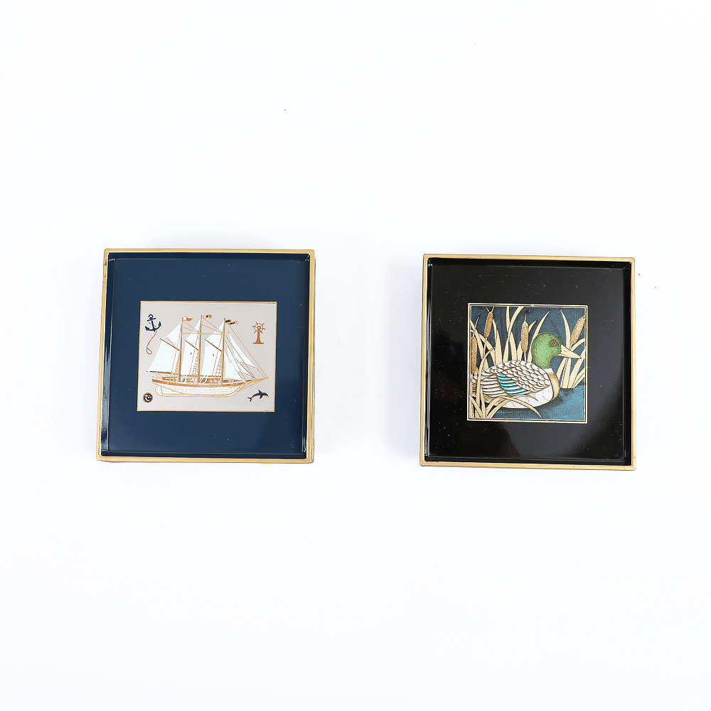 Assortment of Chargers and Tray