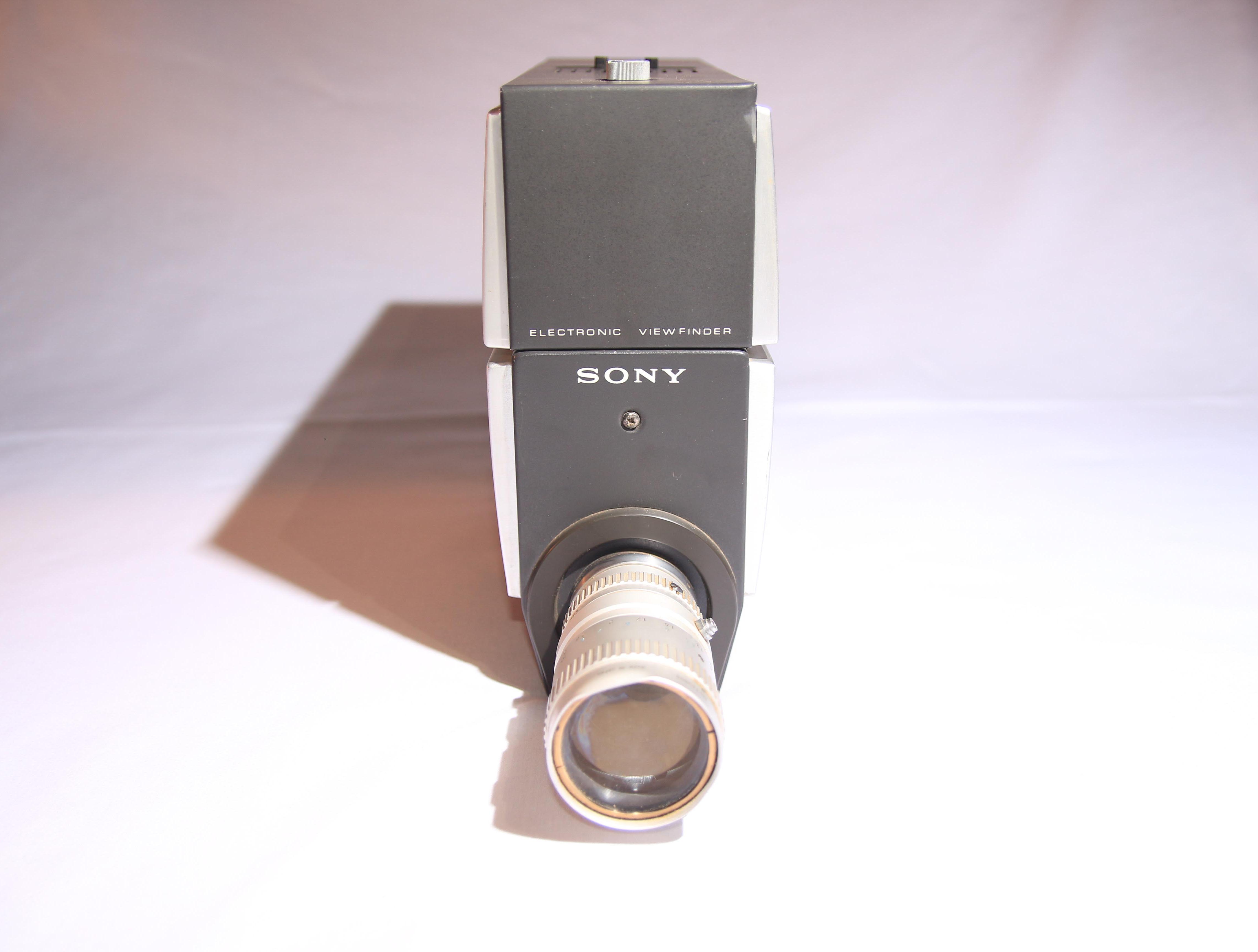 Vintage Sony CVC-2100A Video Camera and CVF-4 Viewfinder