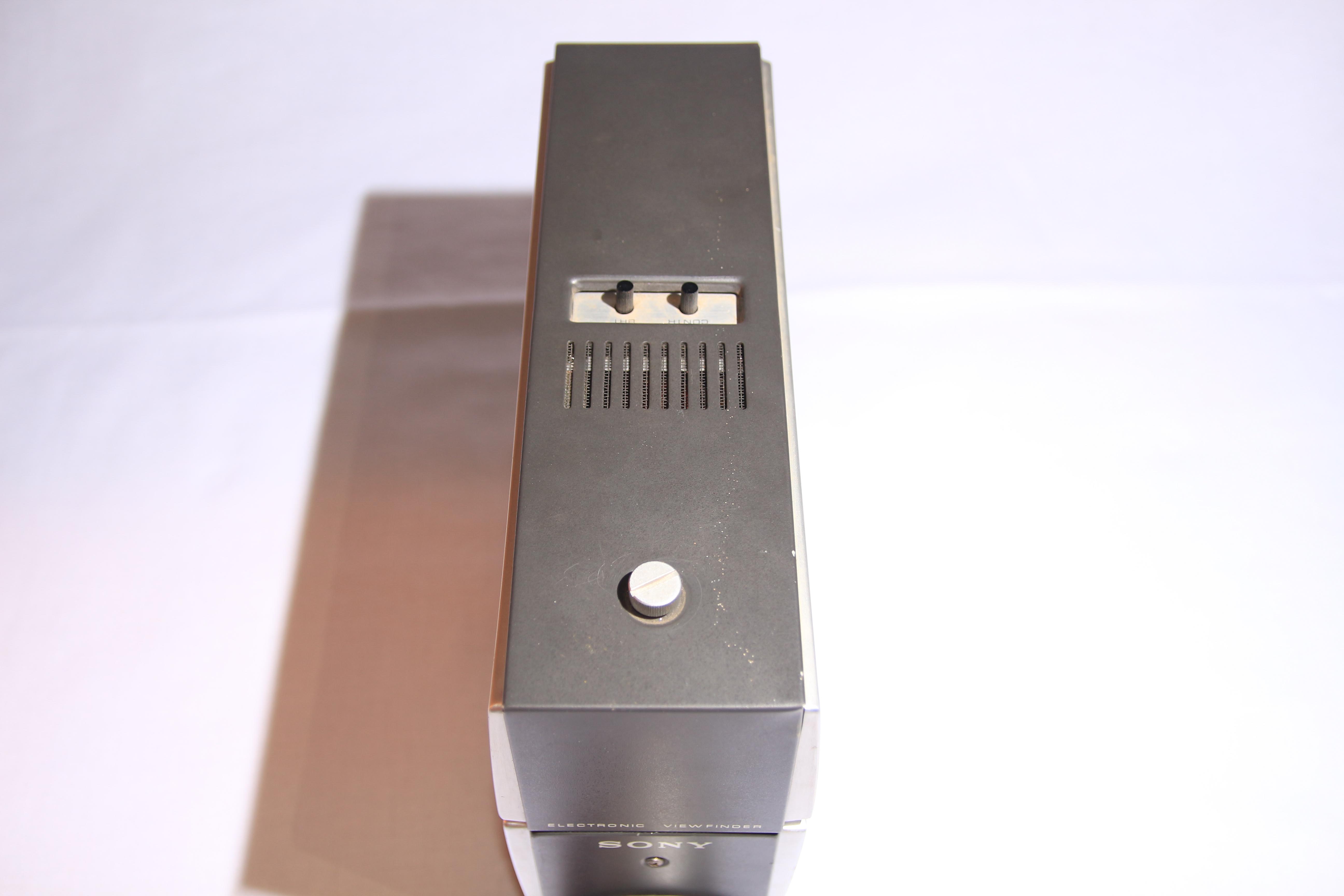 Vintage Sony CVC-2100A Video Camera and CVF-4 Viewfinder