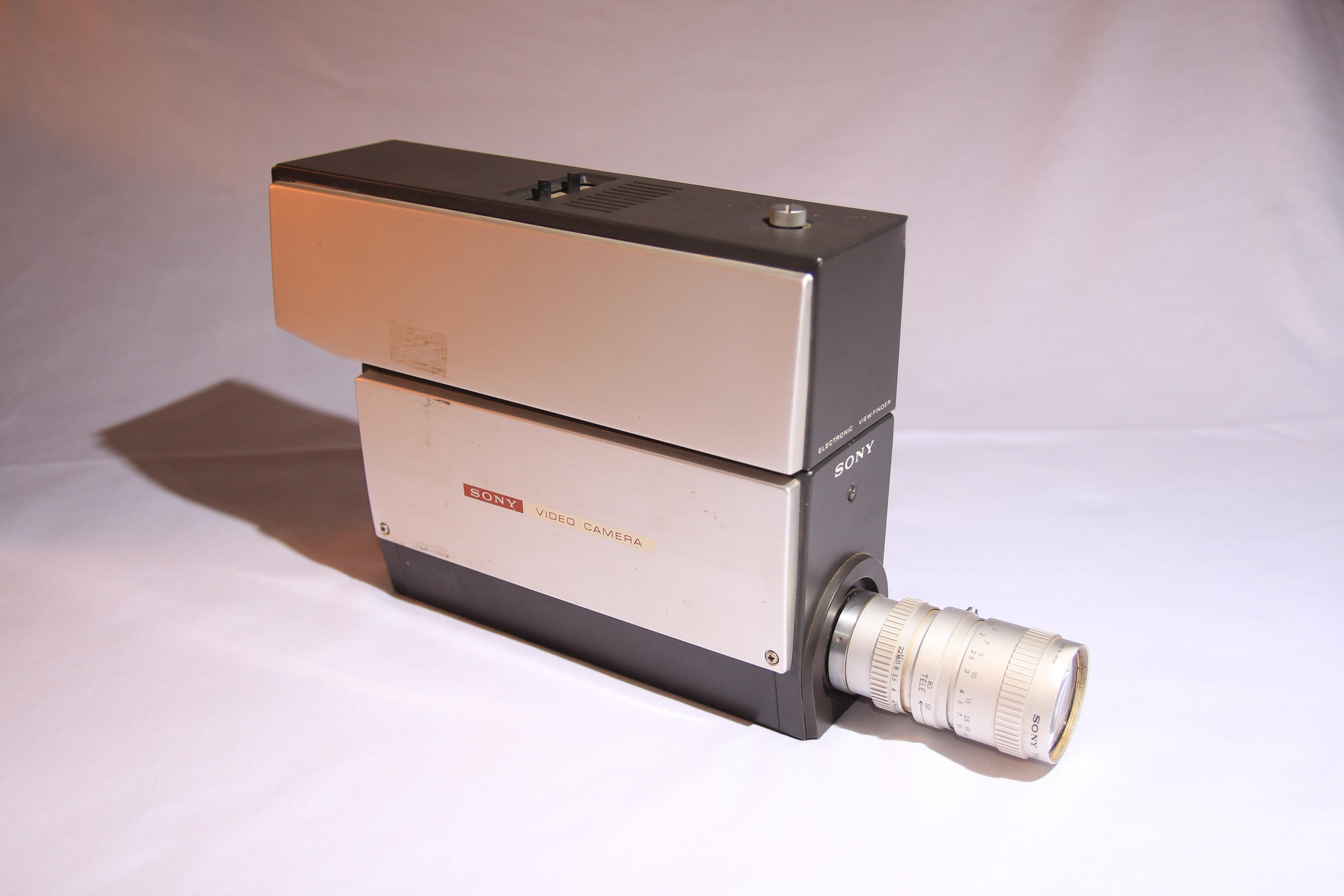 Vintage Sony CVC-2100A Video Camera and CVF-4 Viewfinder