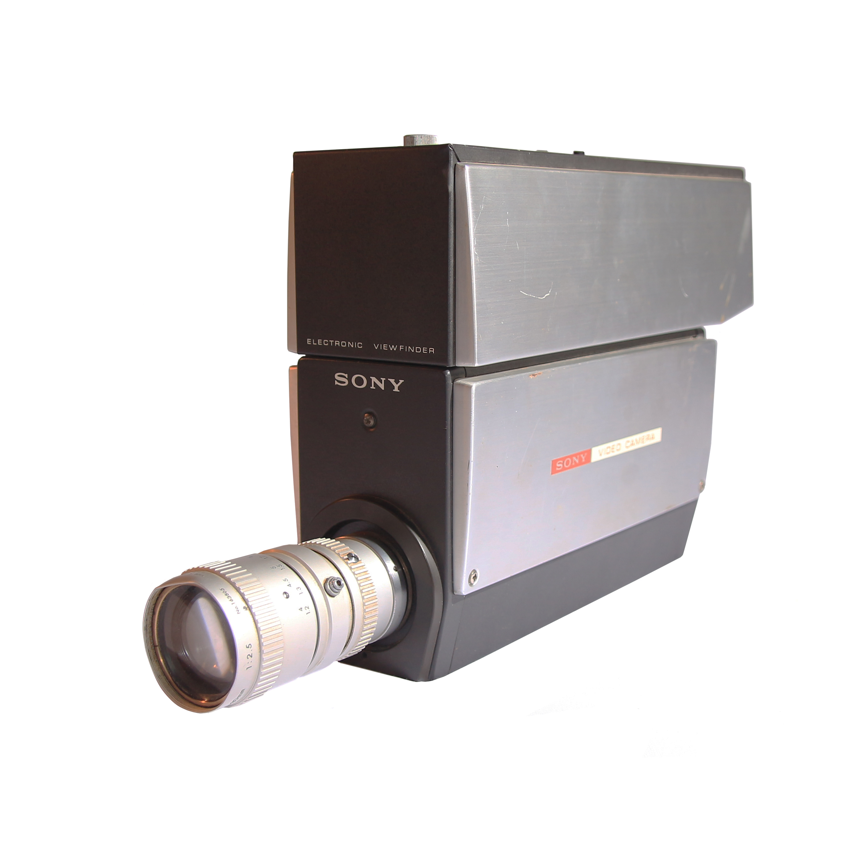 Vintage Sony CVC-2100A Video Camera and CVF-4 Viewfinder