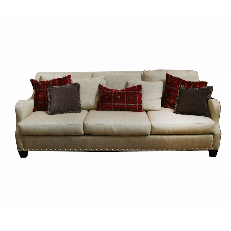 Sherrill Furniture Three Seat Sofa