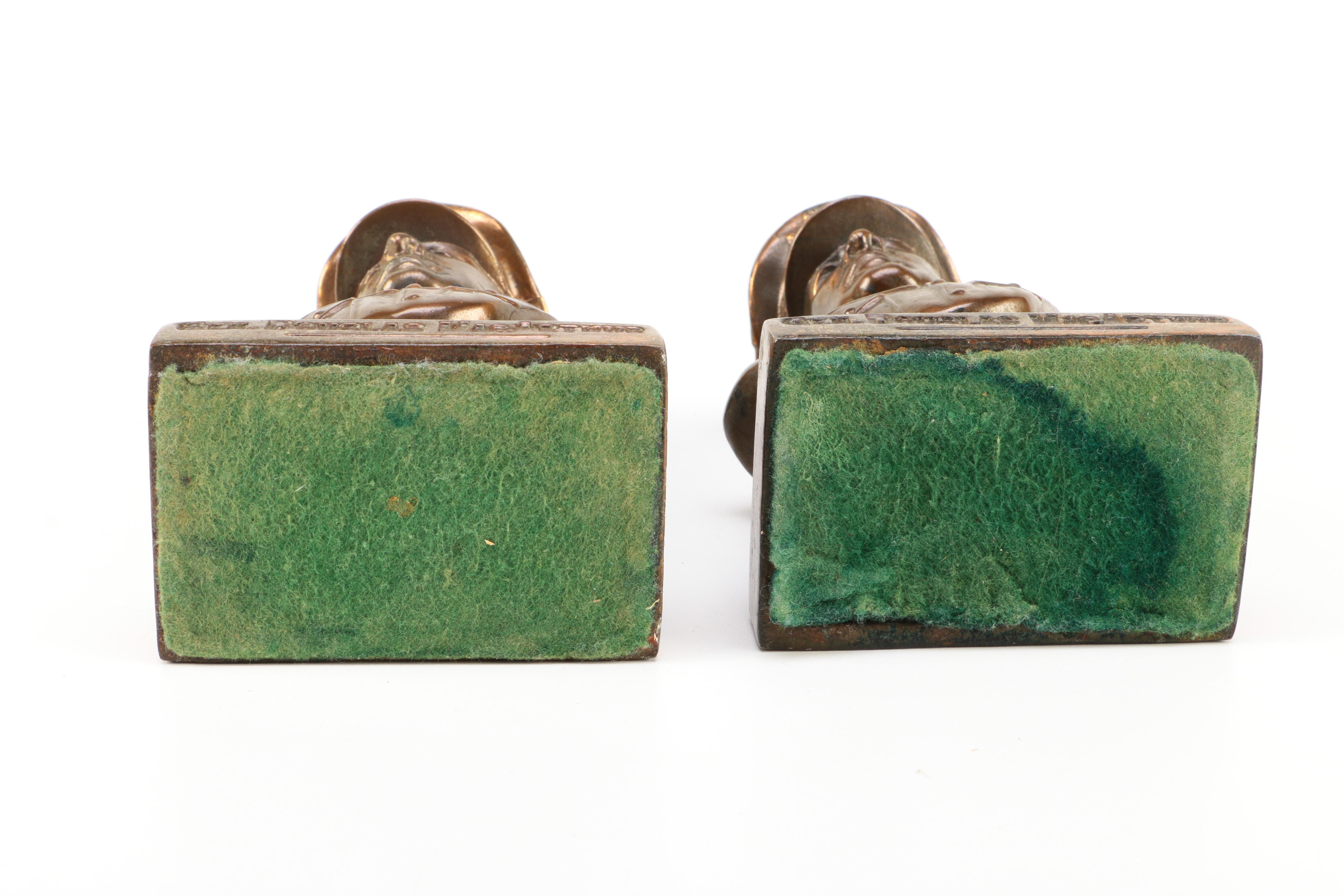 Bronze Tone General Douglas MacArthur Bookends