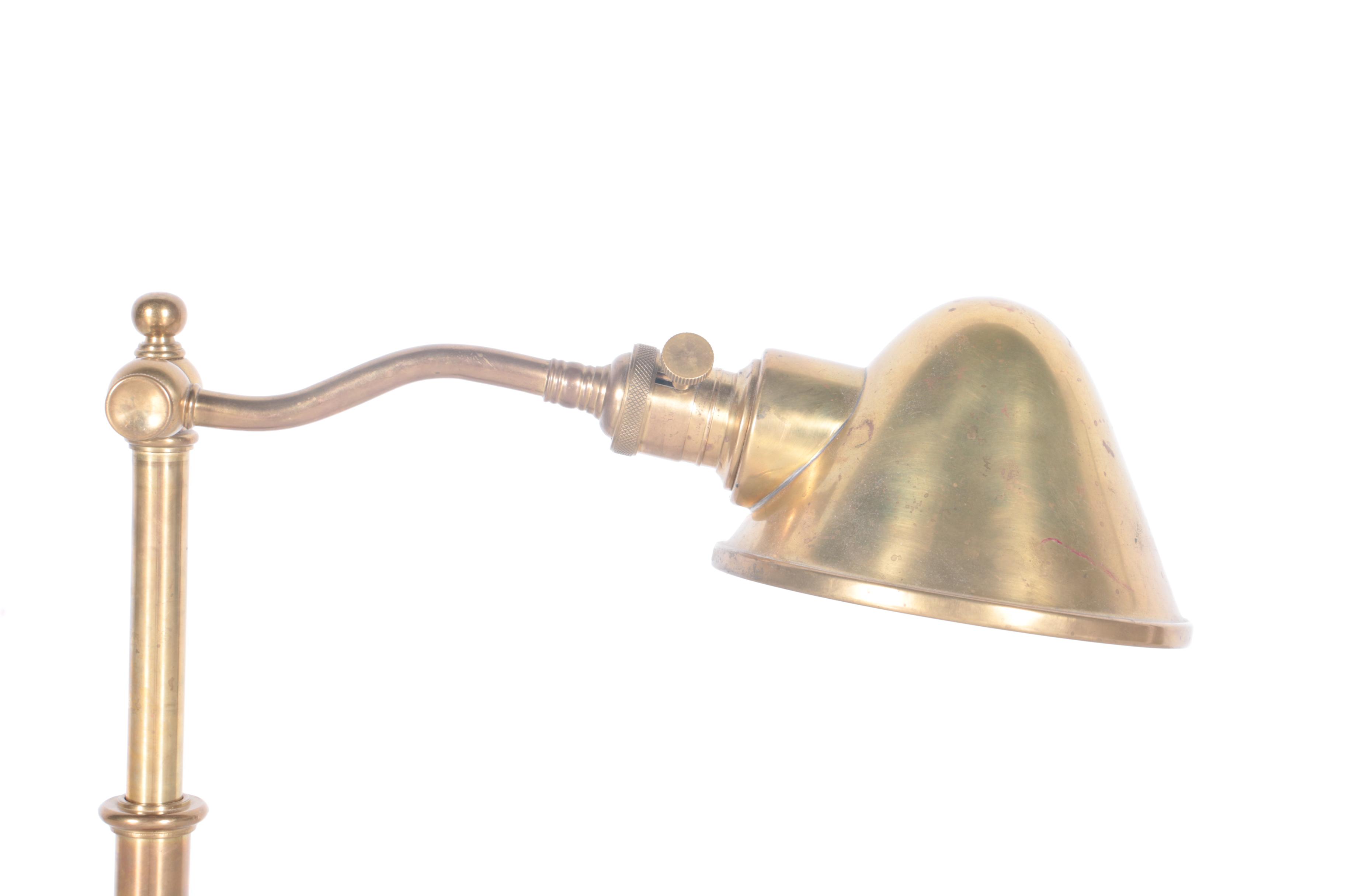 Ralph Lauren Brass Tone Desk Lamp