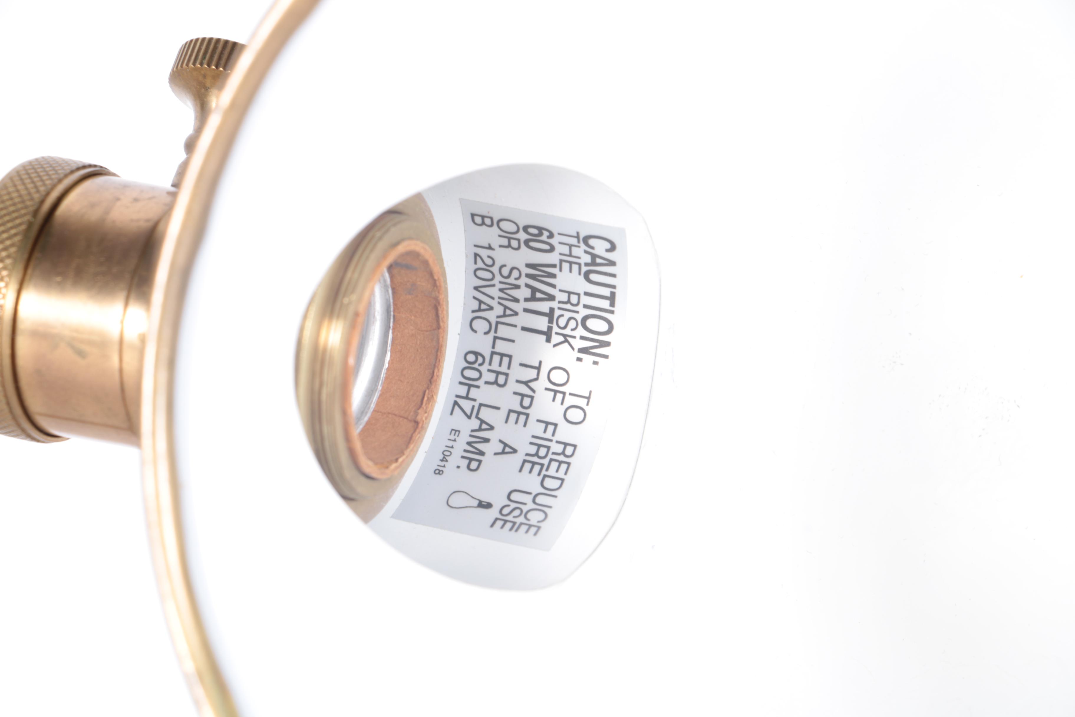 Ralph Lauren Brass Tone Desk Lamp