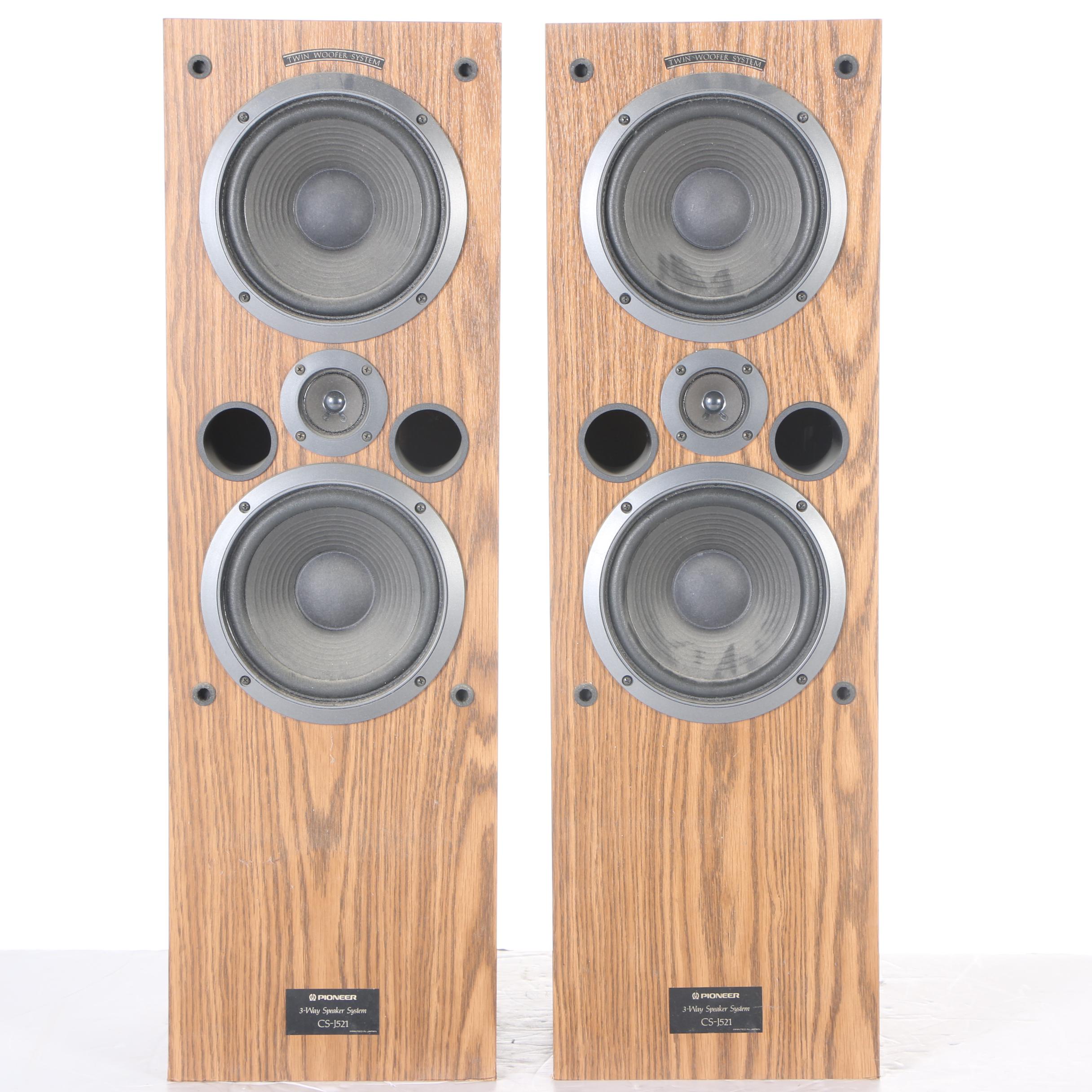 Pioneer CS-J521 3-Way Speakers