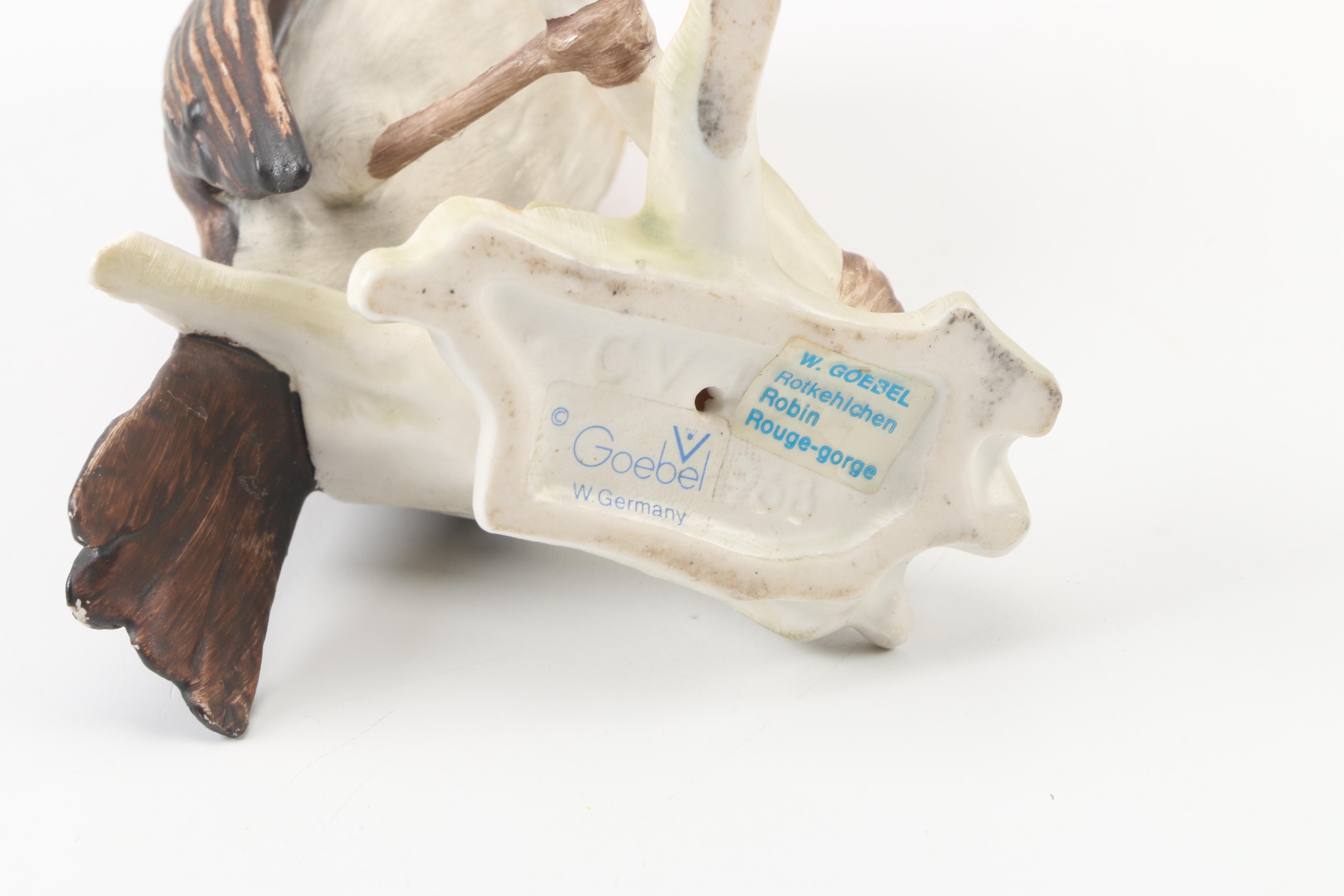 Bird Figurines Featuring Goebel