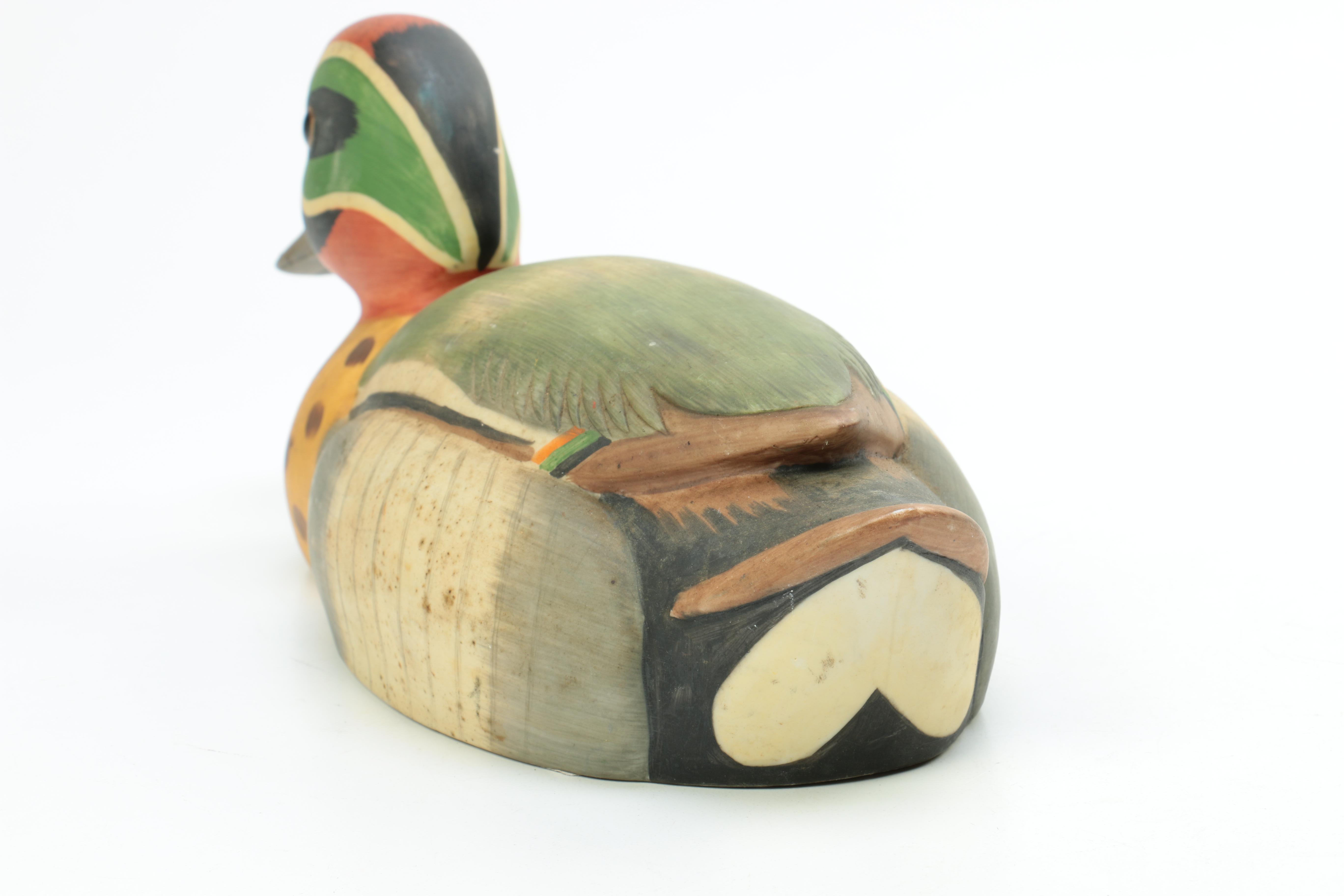 Handmade Wood, Plastic and Ceramic Duck Decoys