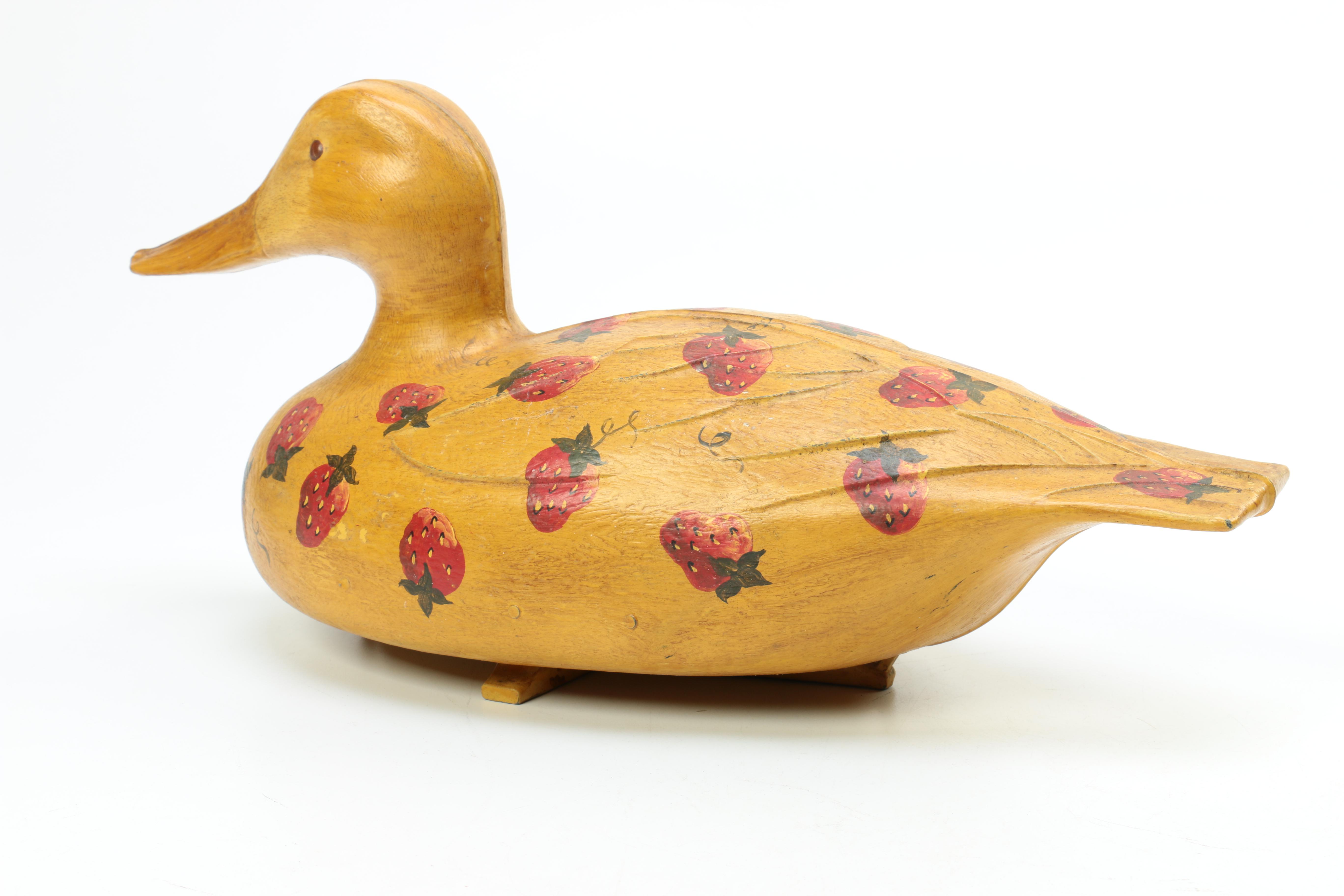 Handmade Wood, Plastic and Ceramic Duck Decoys