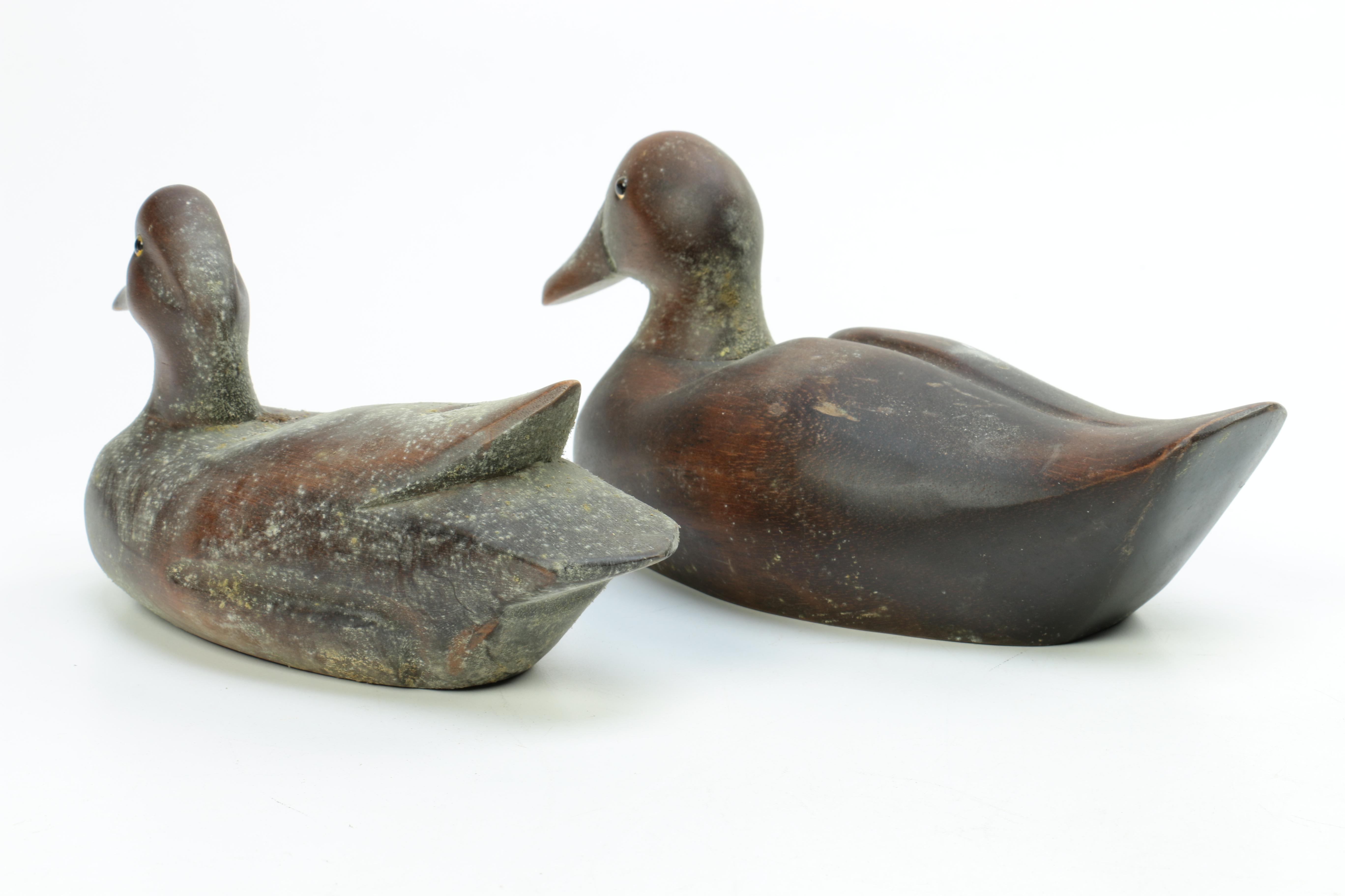 Handmade Wood, Plastic and Ceramic Duck Decoys