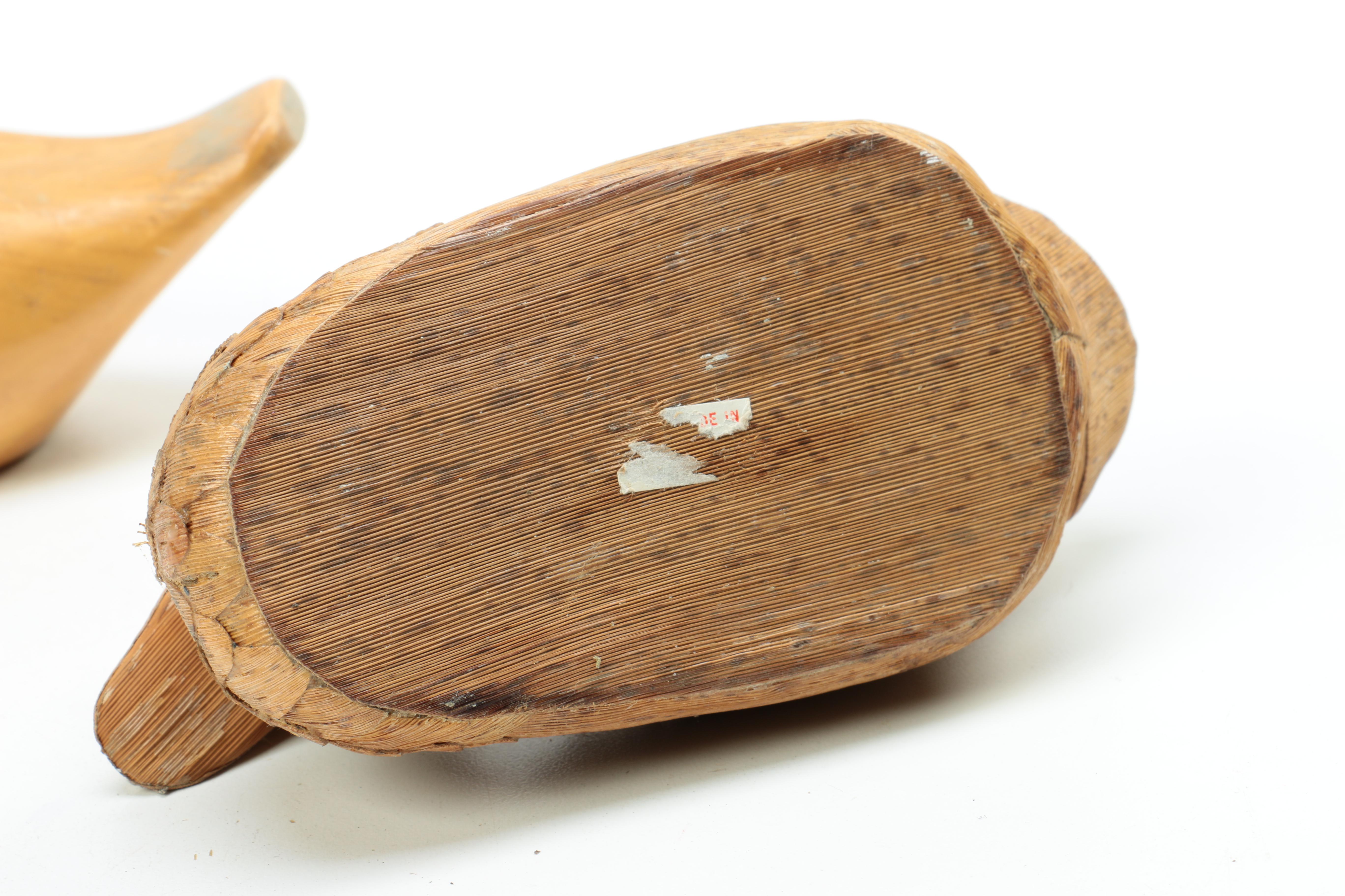 Handmade Wood, Plastic and Ceramic Duck Decoys