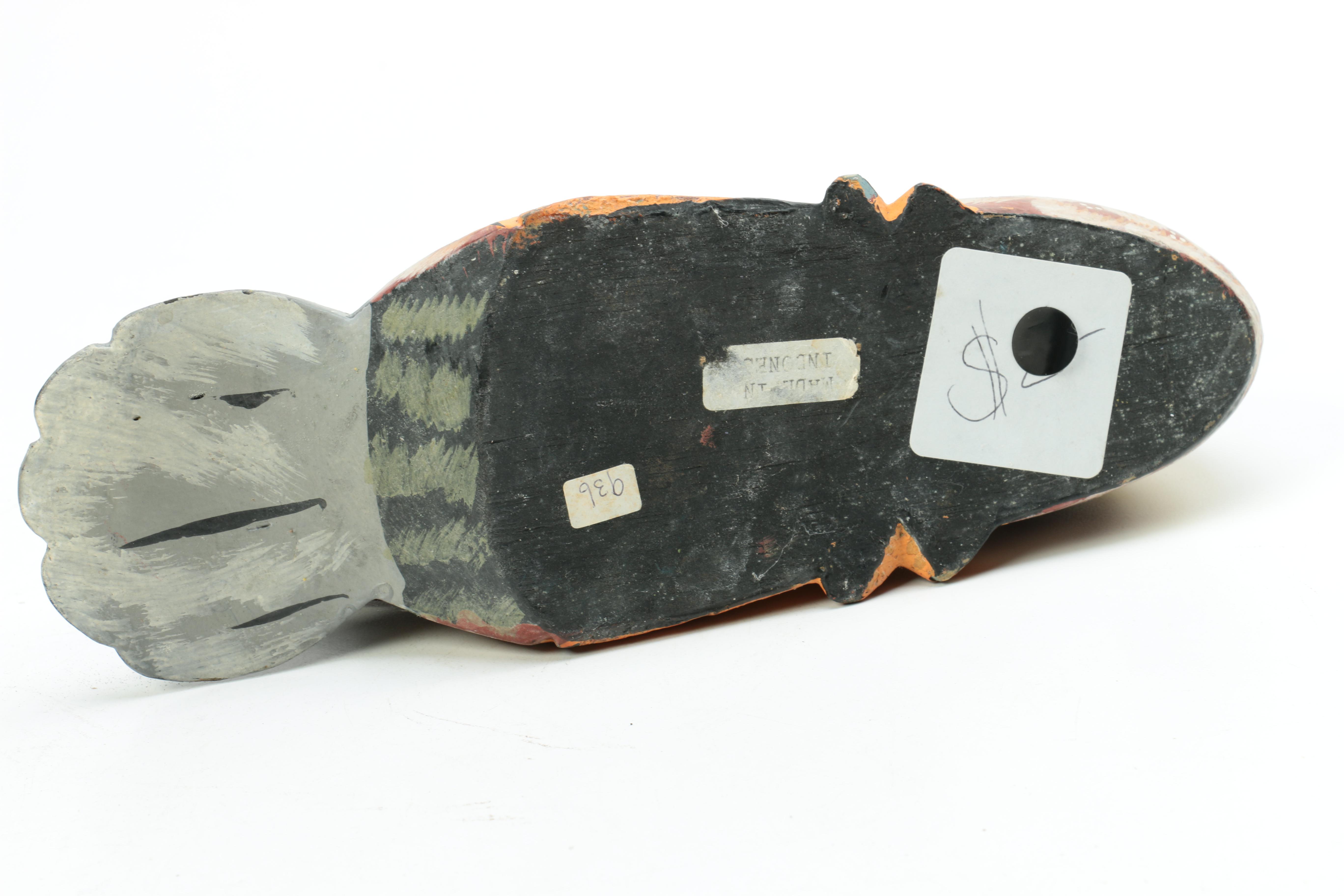 Handmade Wood, Plastic and Ceramic Duck Decoys