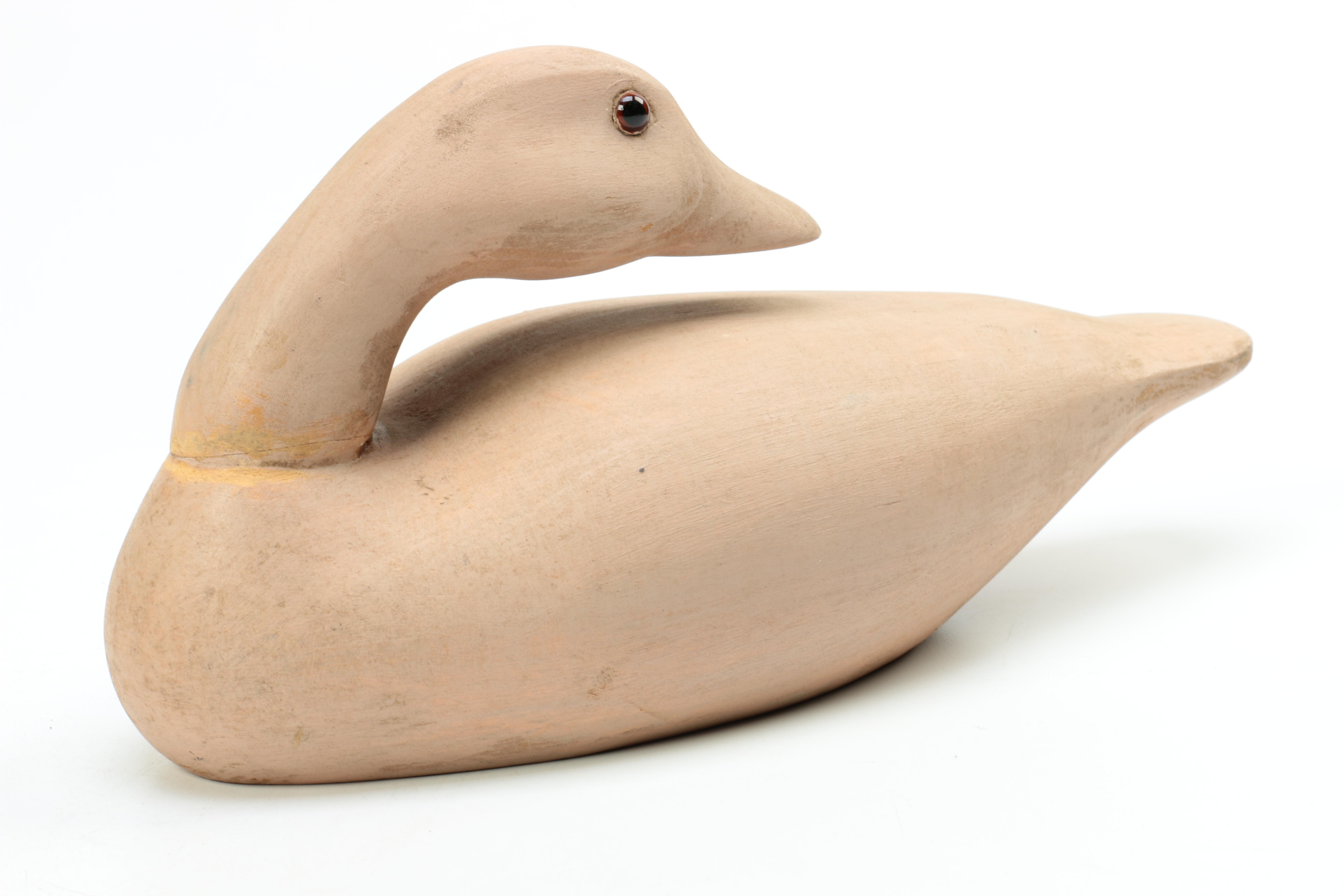 Handmade Wood, Plastic and Ceramic Duck Decoys