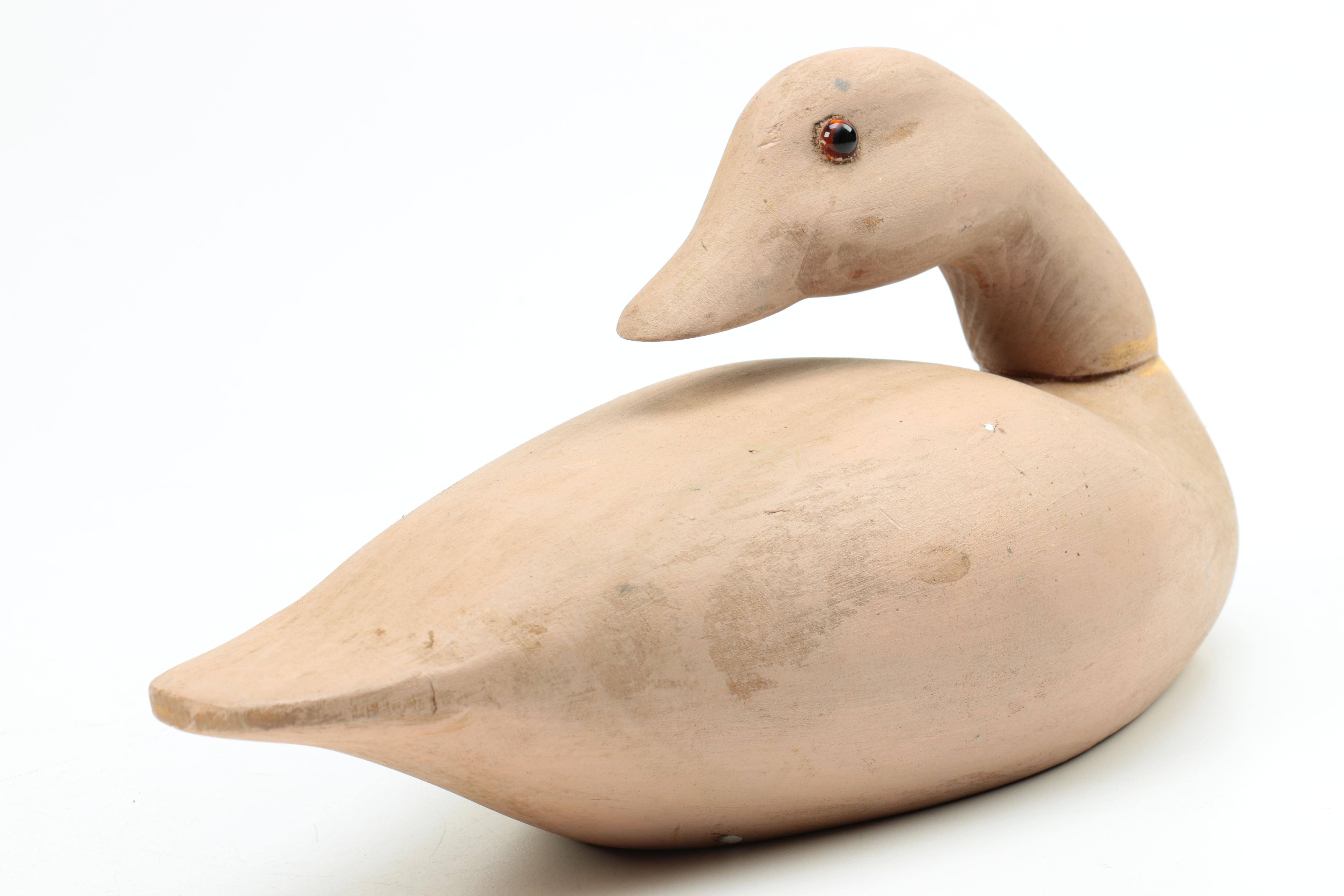 Handmade Wood, Plastic and Ceramic Duck Decoys