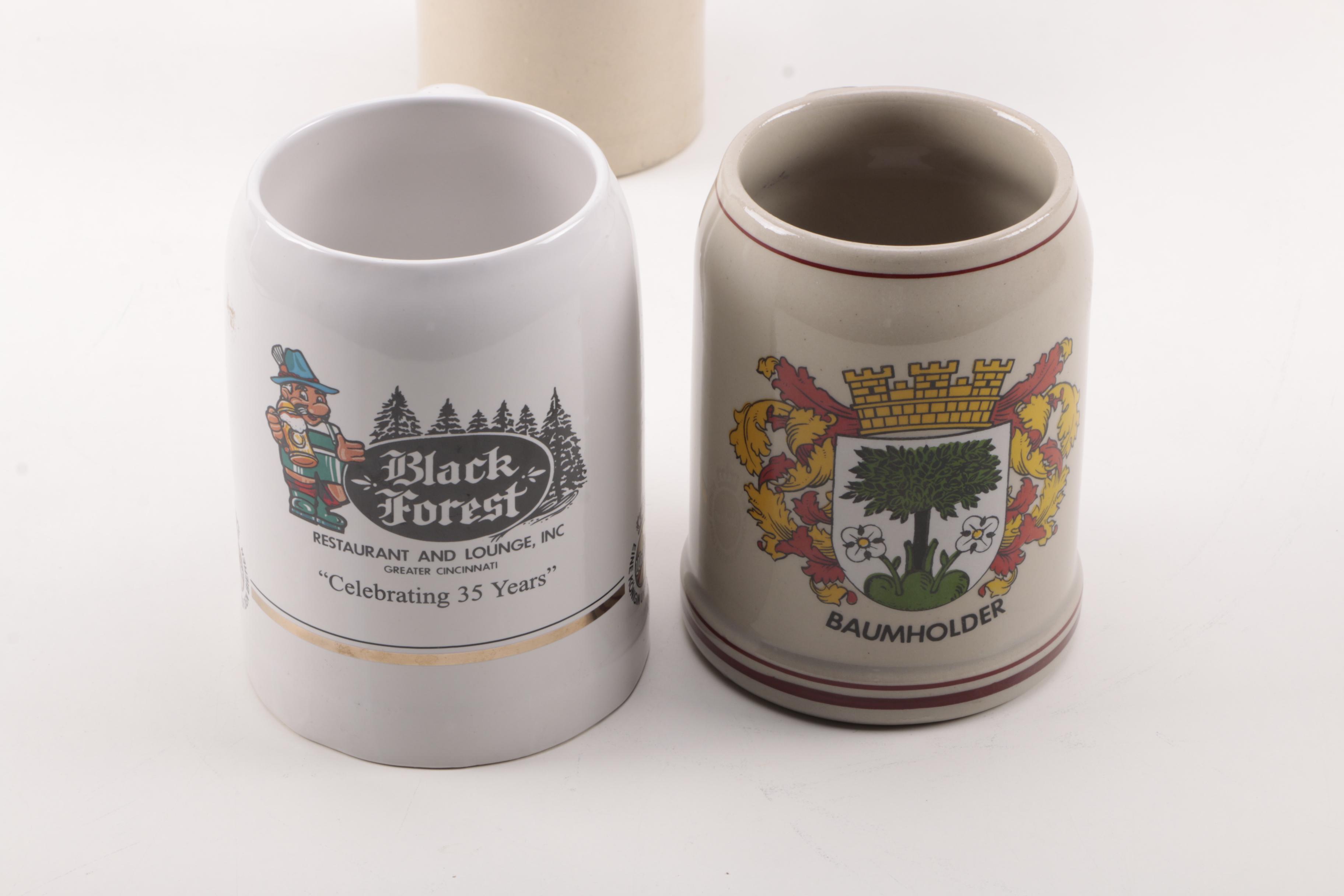 Half Liter Ceramic Beer Steins