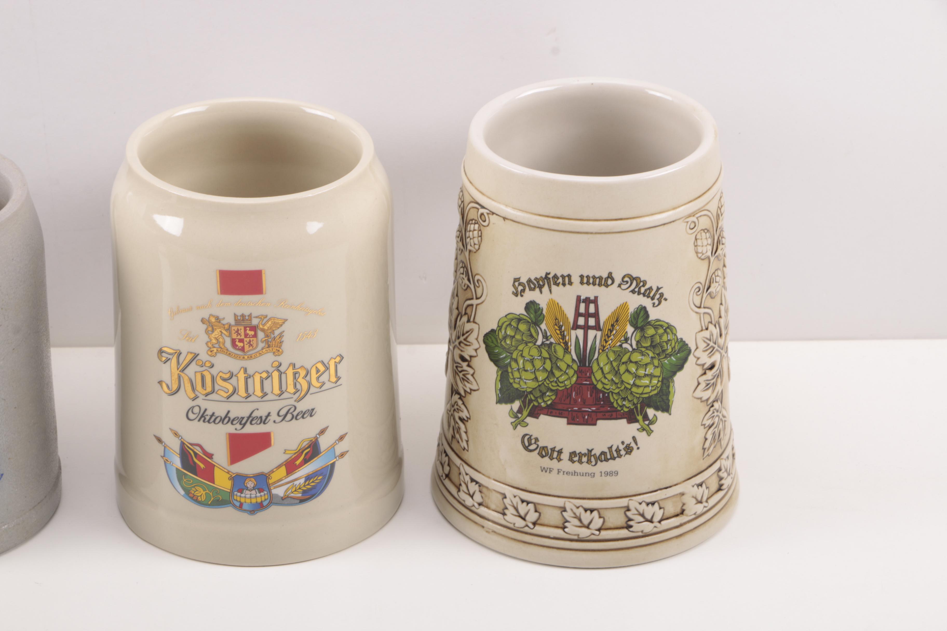 Half Liter Ceramic Beer Steins