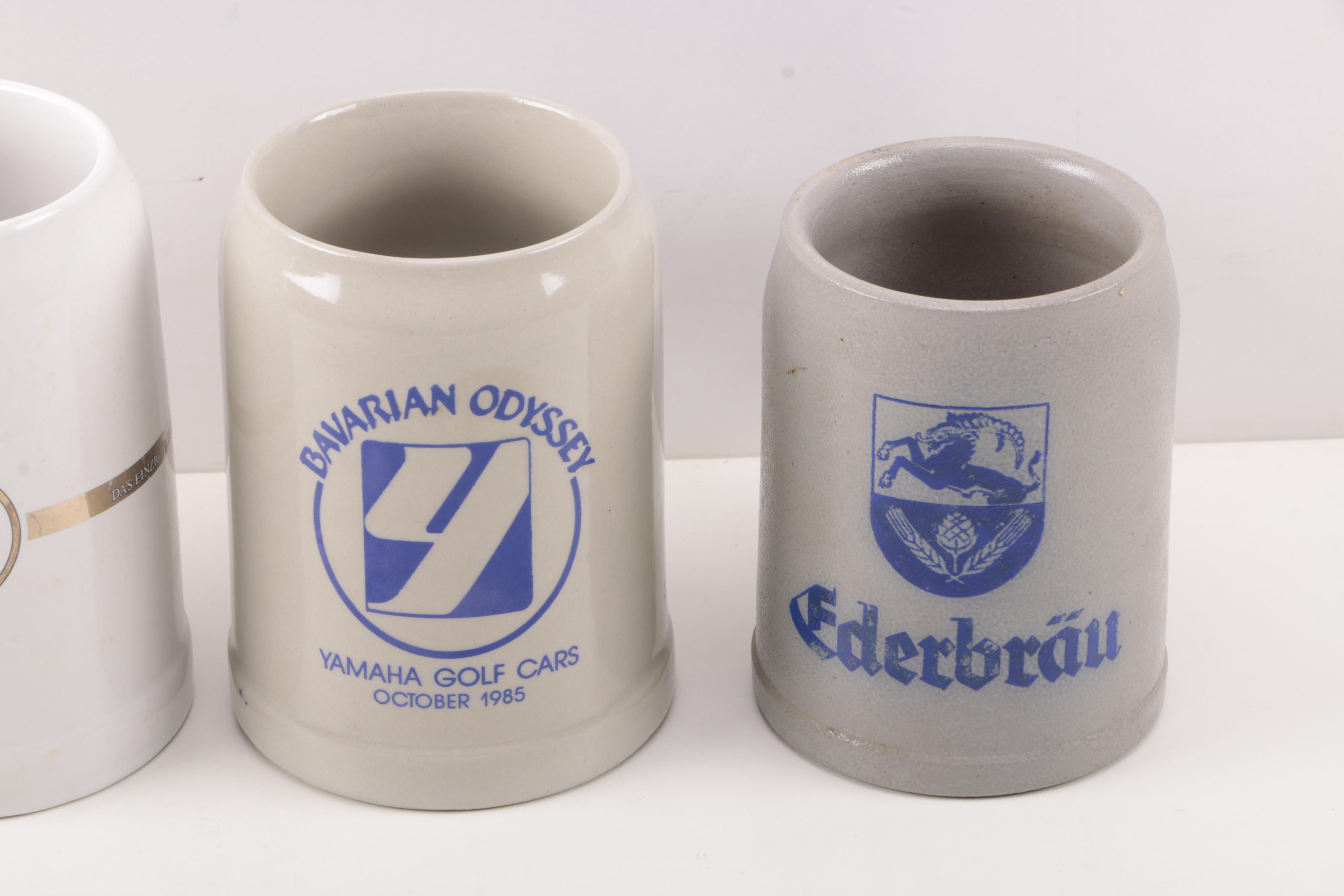 Half Liter Ceramic Beer Steins