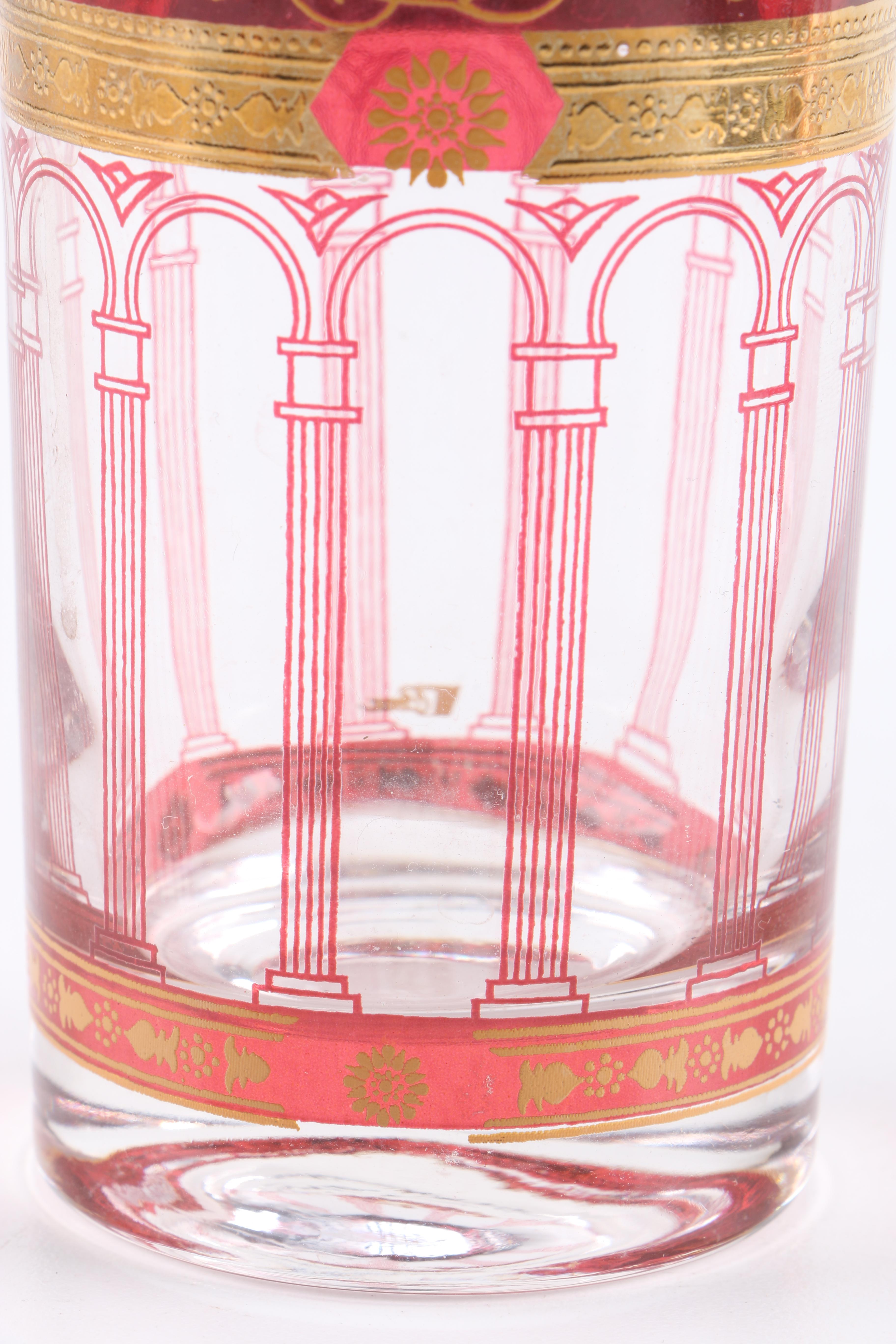 Cera "Golden Grapes" Highball Glasses