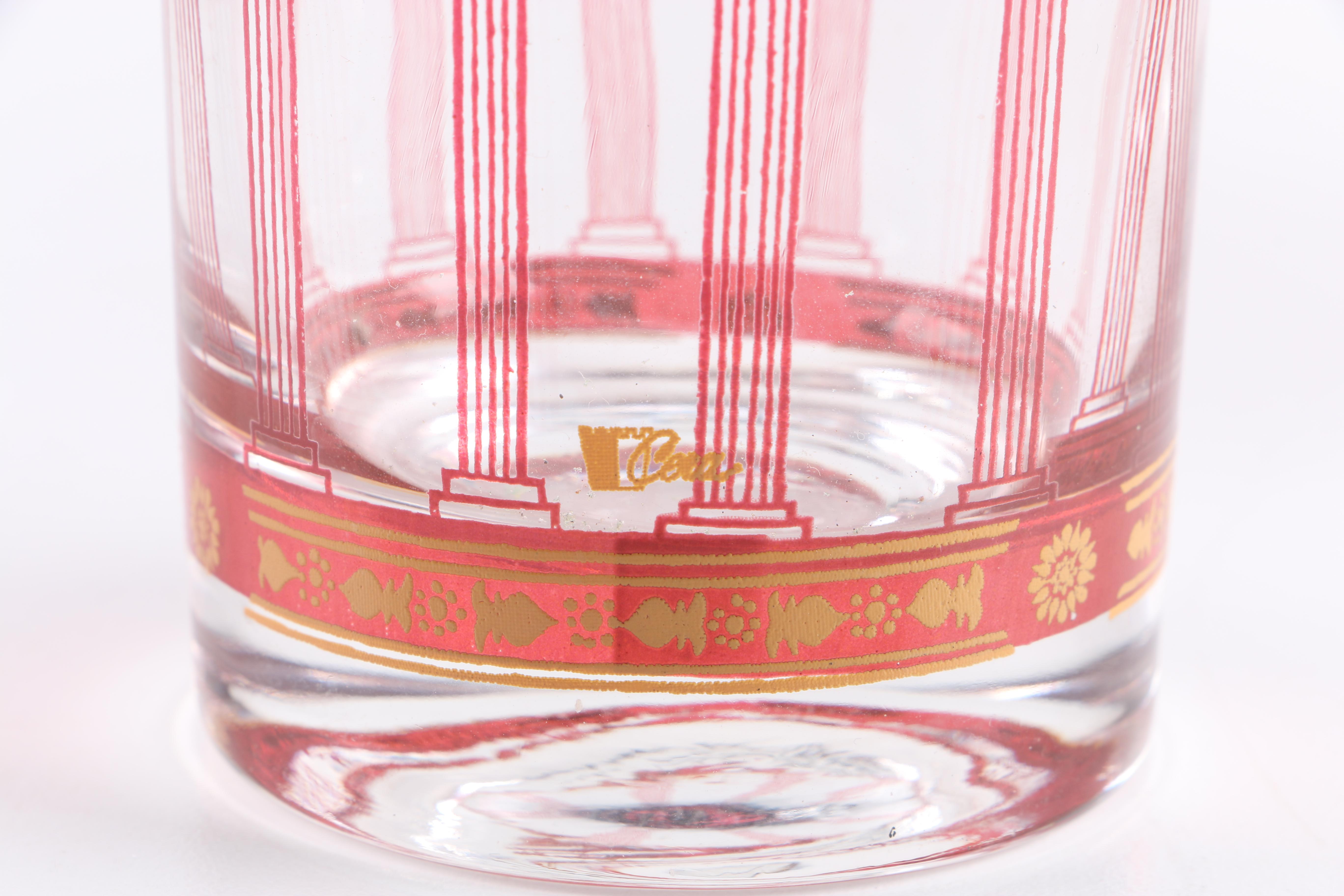 Cera "Golden Grapes" Highball Glasses