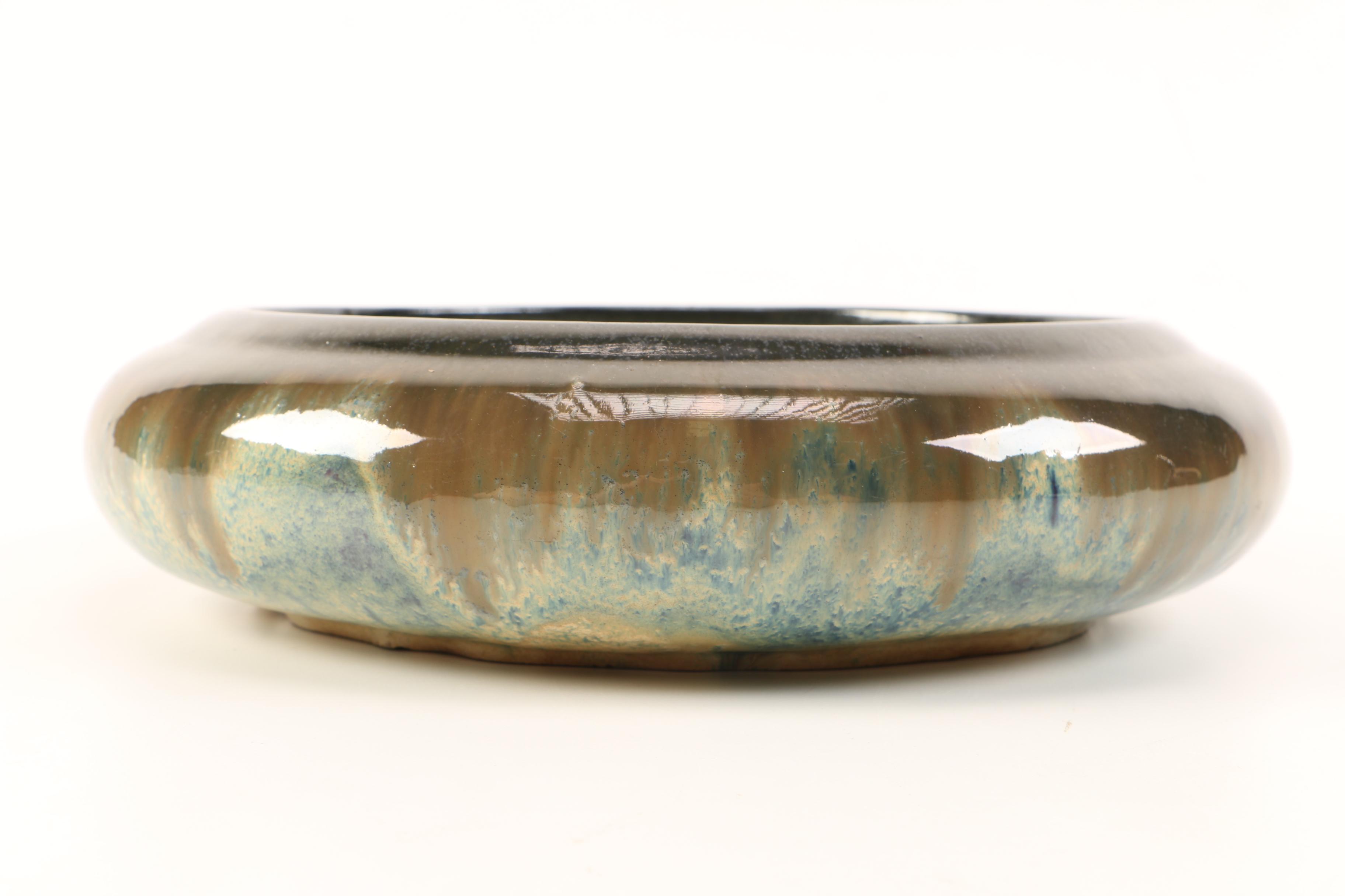 Fulper Cat's Eye Flambé Bowl