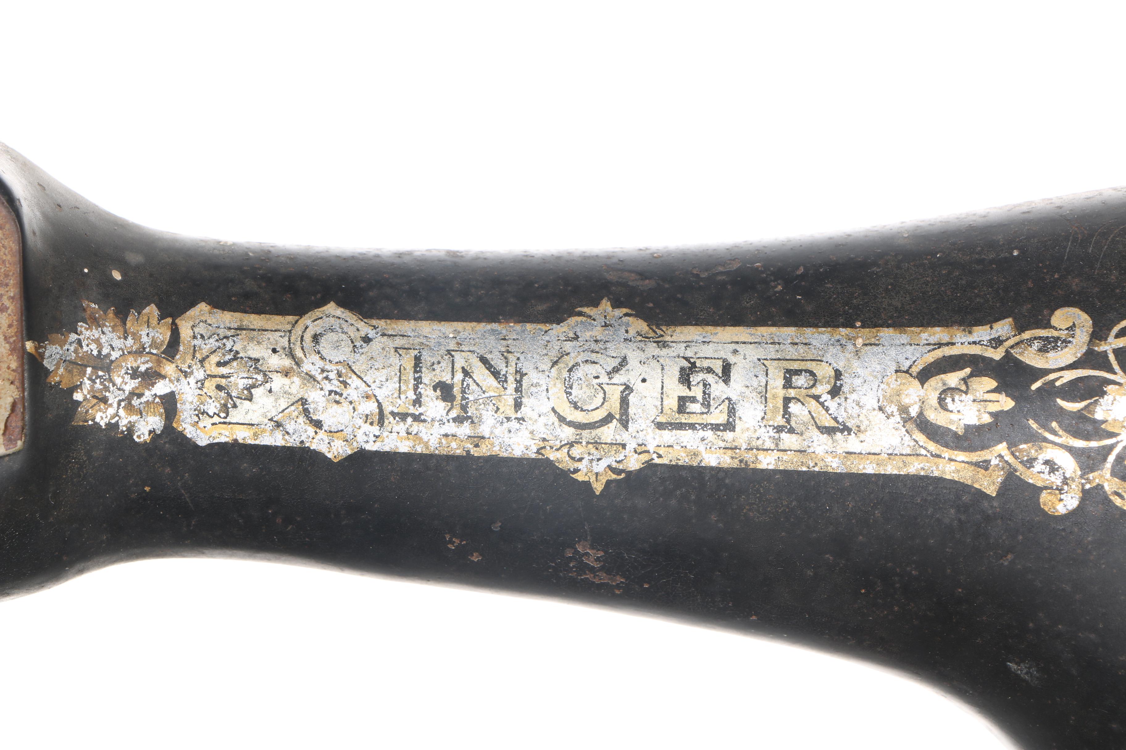 Antique Singer Hand Crank Sewing Machine