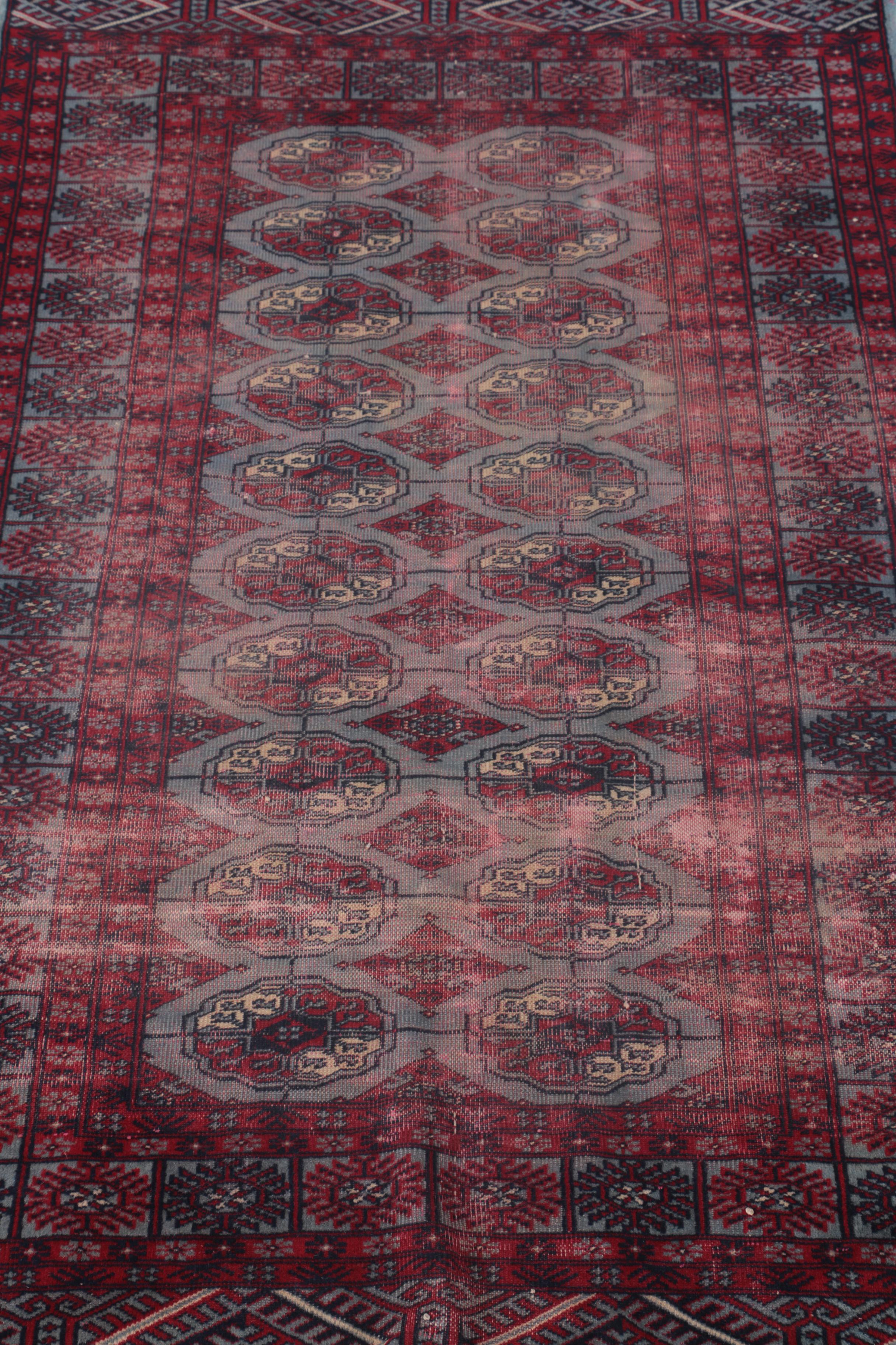 Handwoven Wool Bokhara Area Rug