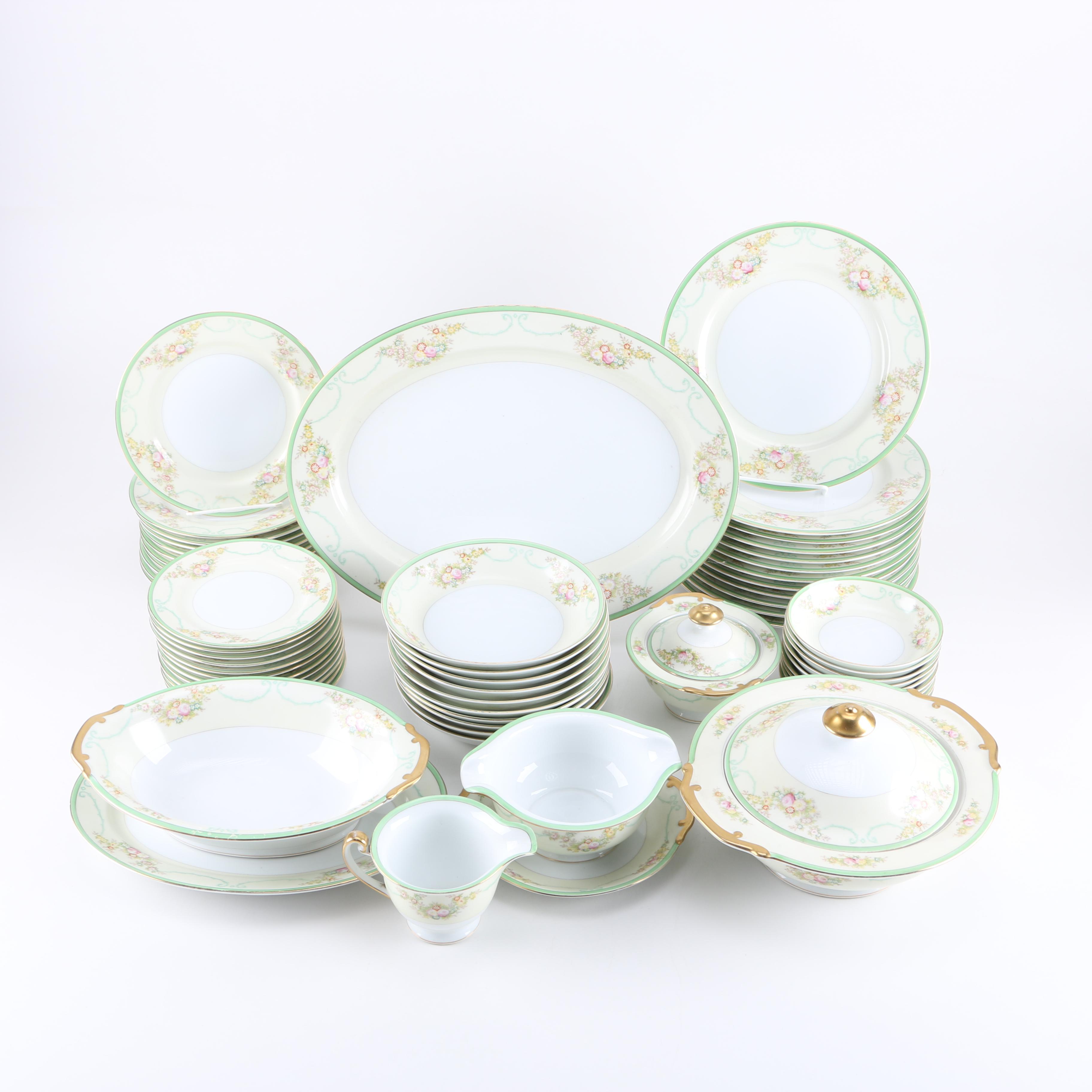 Hand-Painted NSP China Set