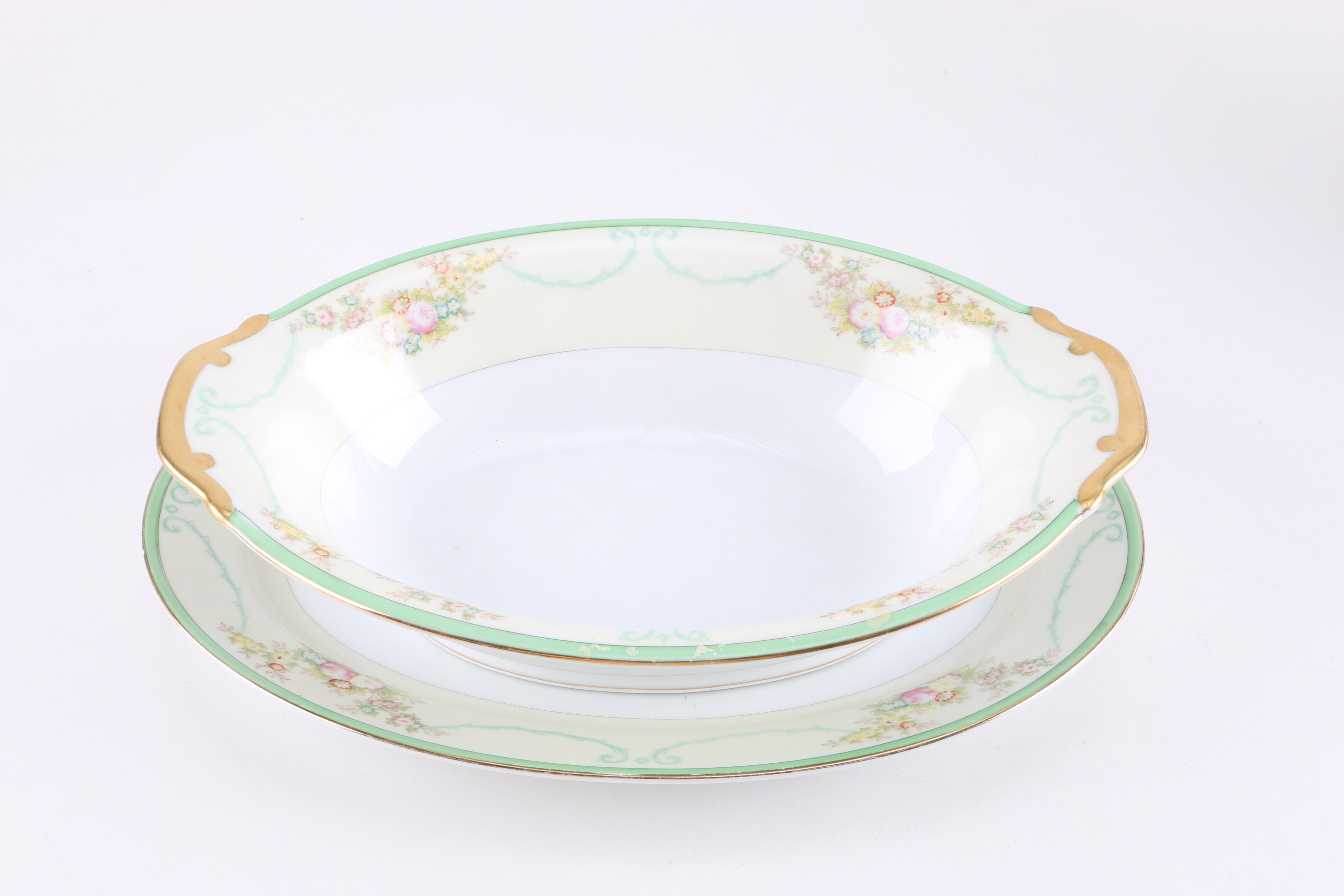 Hand-Painted NSP China Set